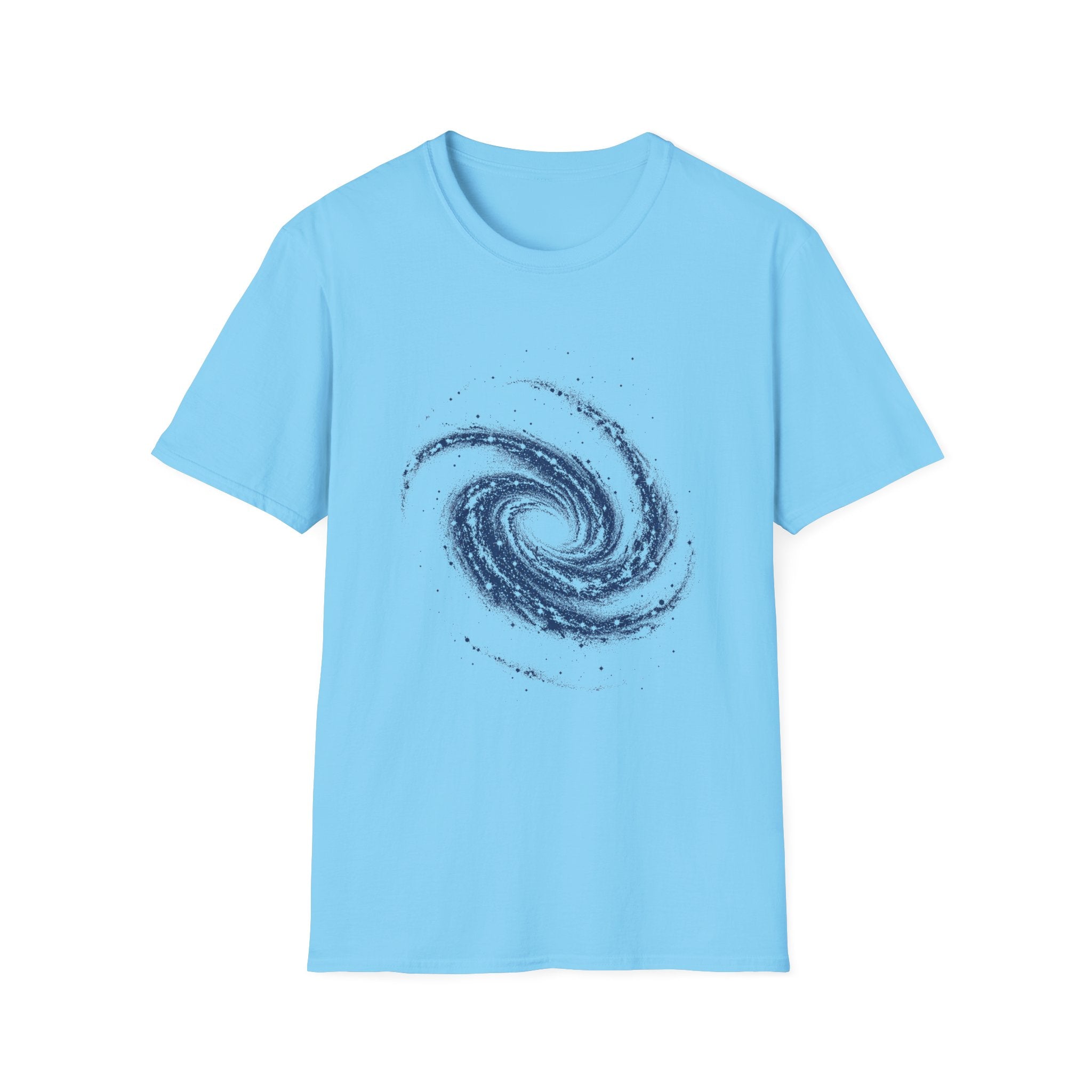 Spiral Galaxy image Unisex Softstyle T-Shirt