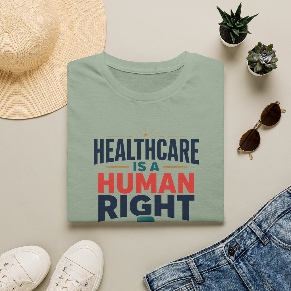 Healthcare Is a Human Right T-Shirt – Progressive Advocacy Tee