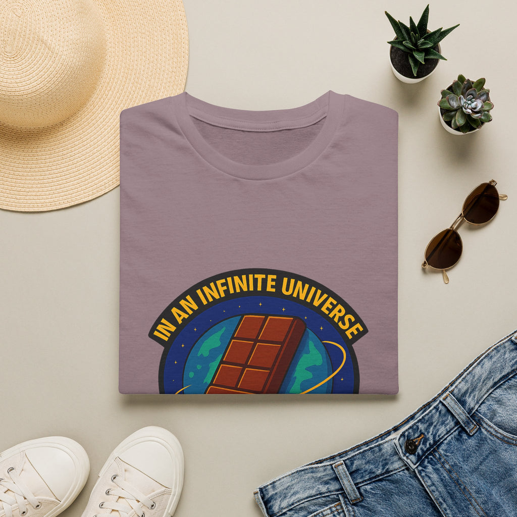 "In an Infinite Universe This Is the Only Planet With Chocolate" Graphic Tee
