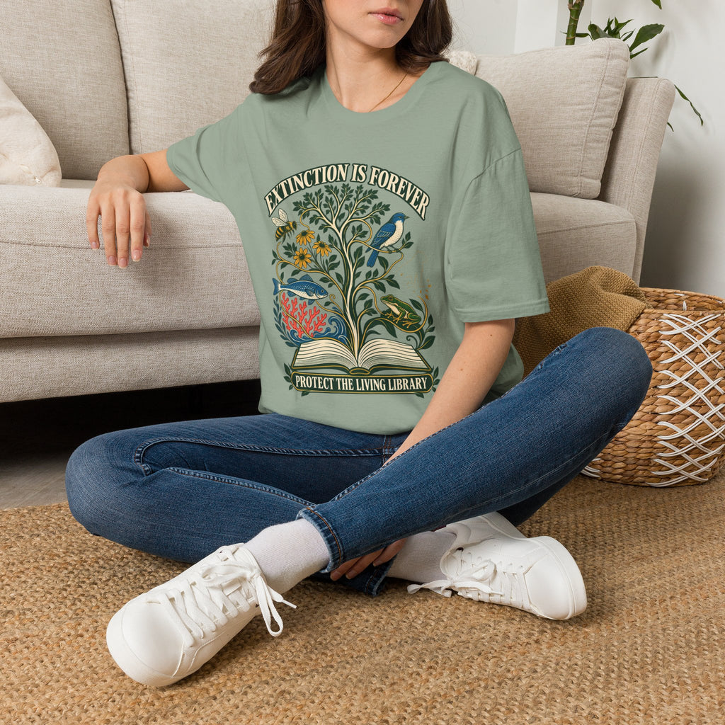 "Extinction Is Forever" Nature Conservation Graphic Tee