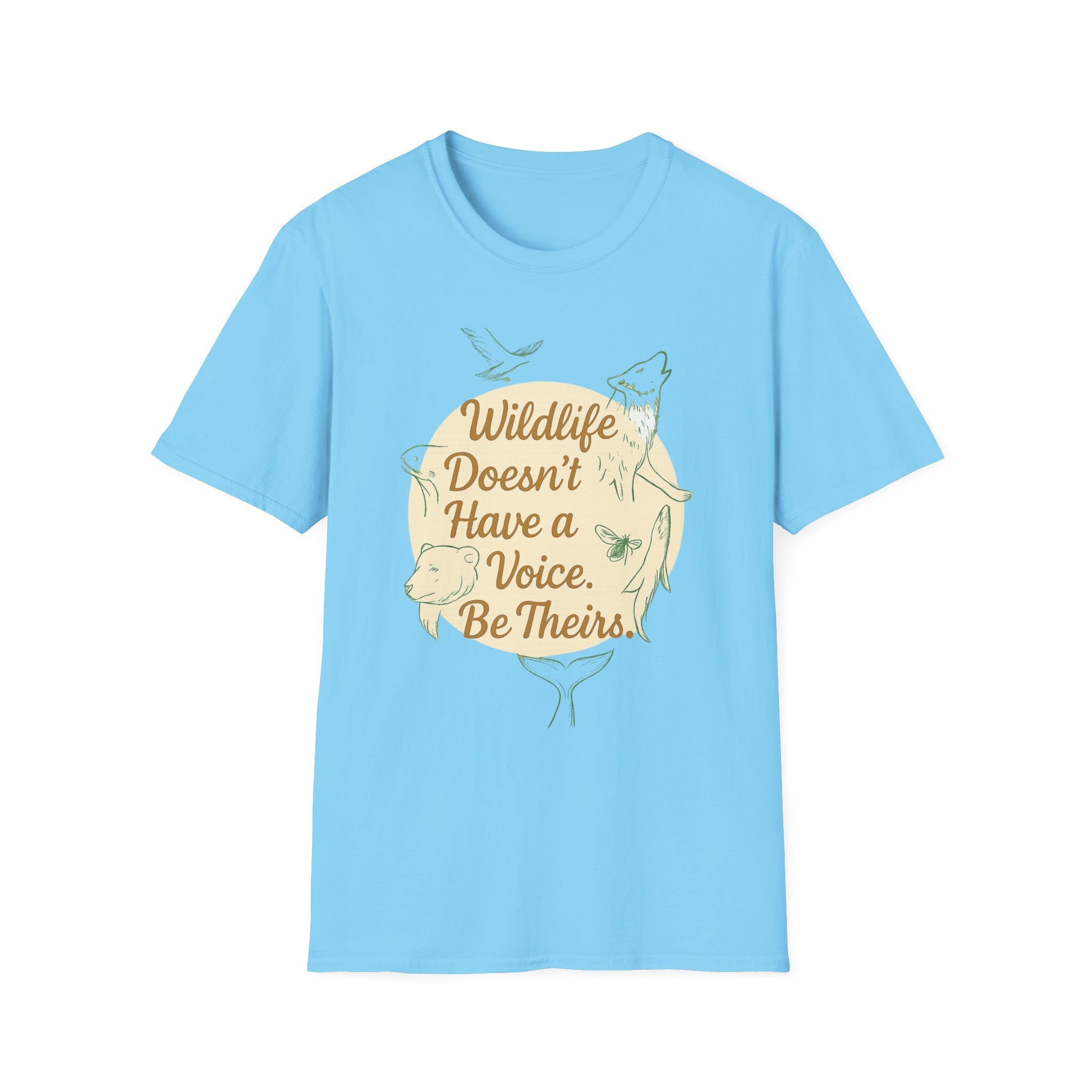 Wildlife Doesn't have a Voice Unisex Softstyle T-Shirt