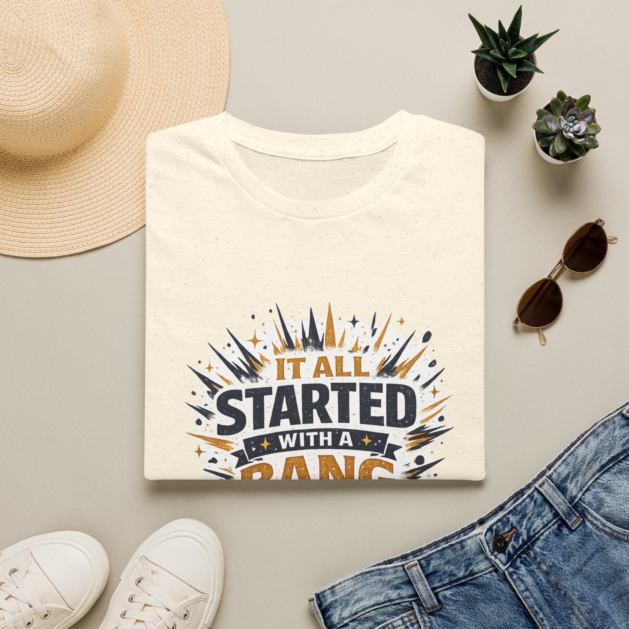 "It All Started With a Bang" Space Graphic Tee