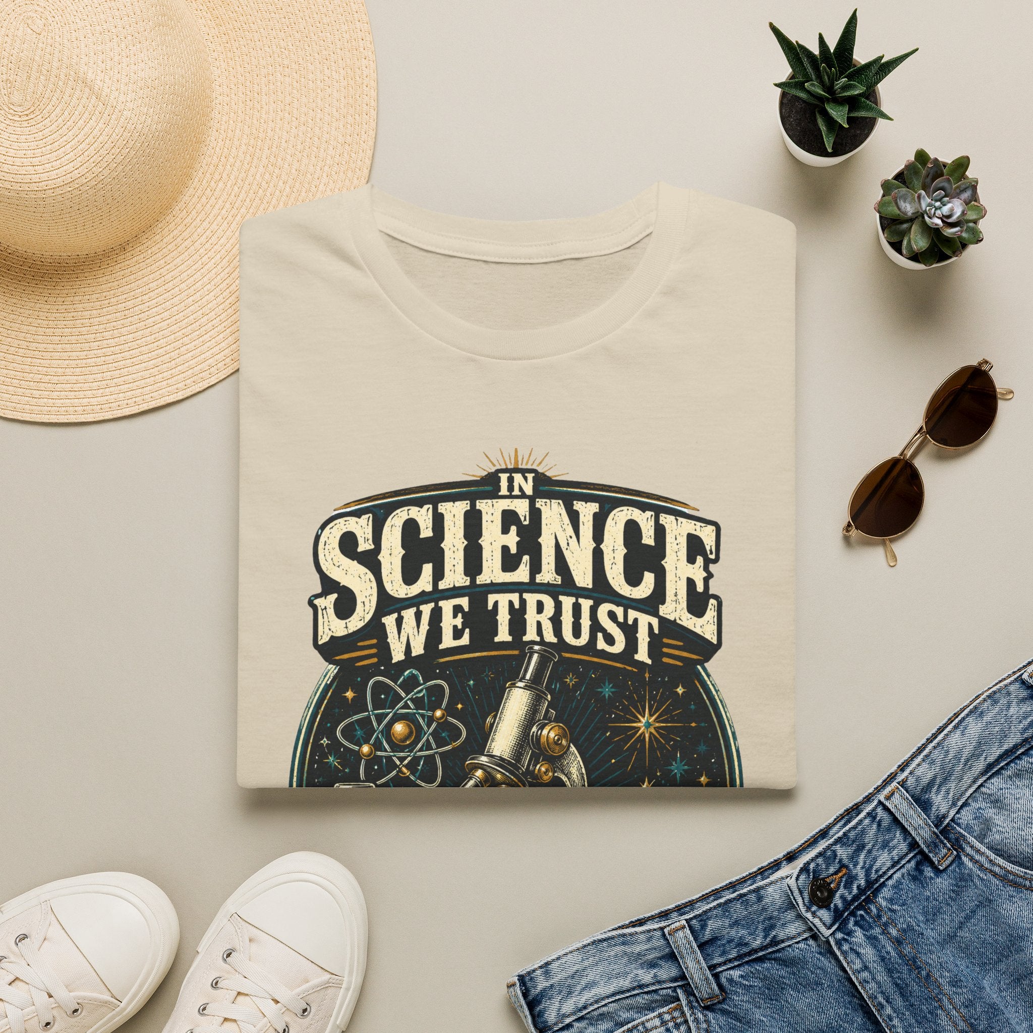 Science We Trust T-Shirt – Question Everything Graphic Tee