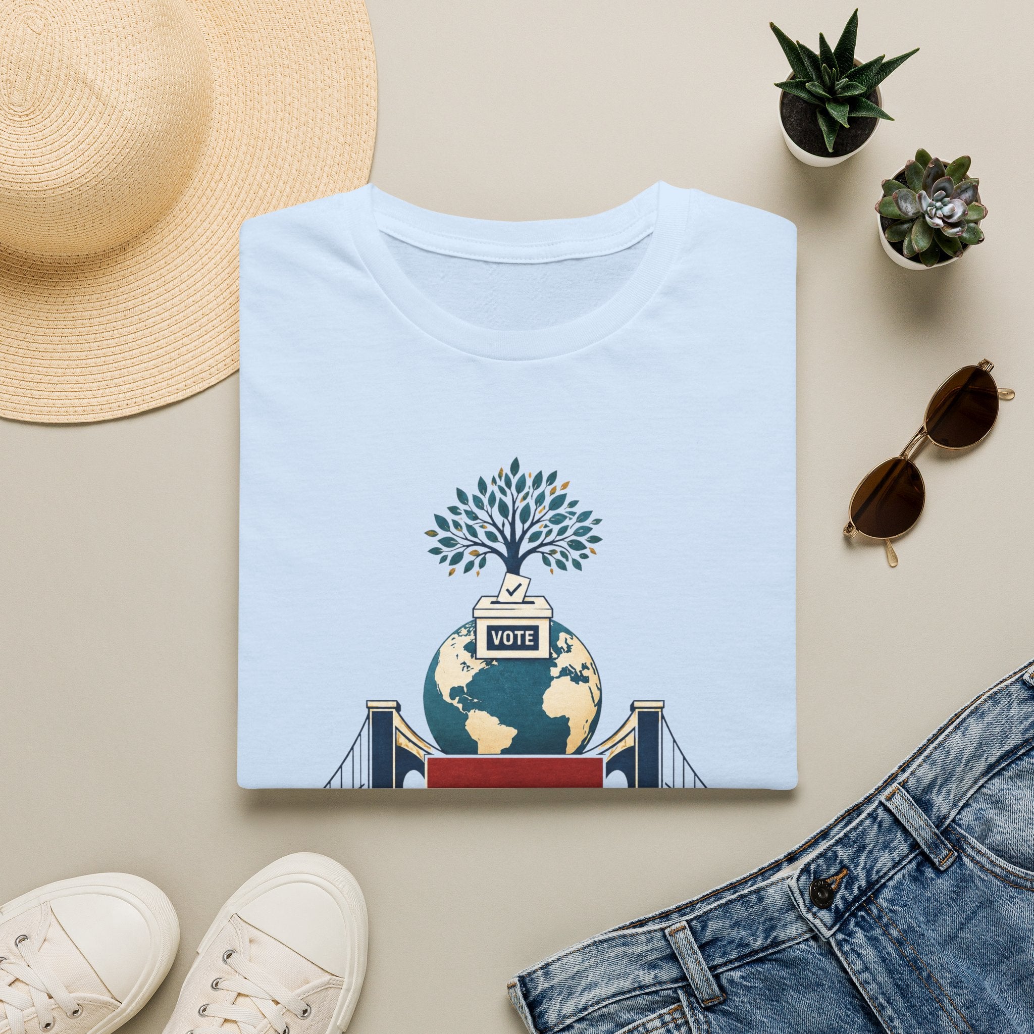 Equality Is Infrastructure T‑Shirt — Vote & Democracy Graphic Tee