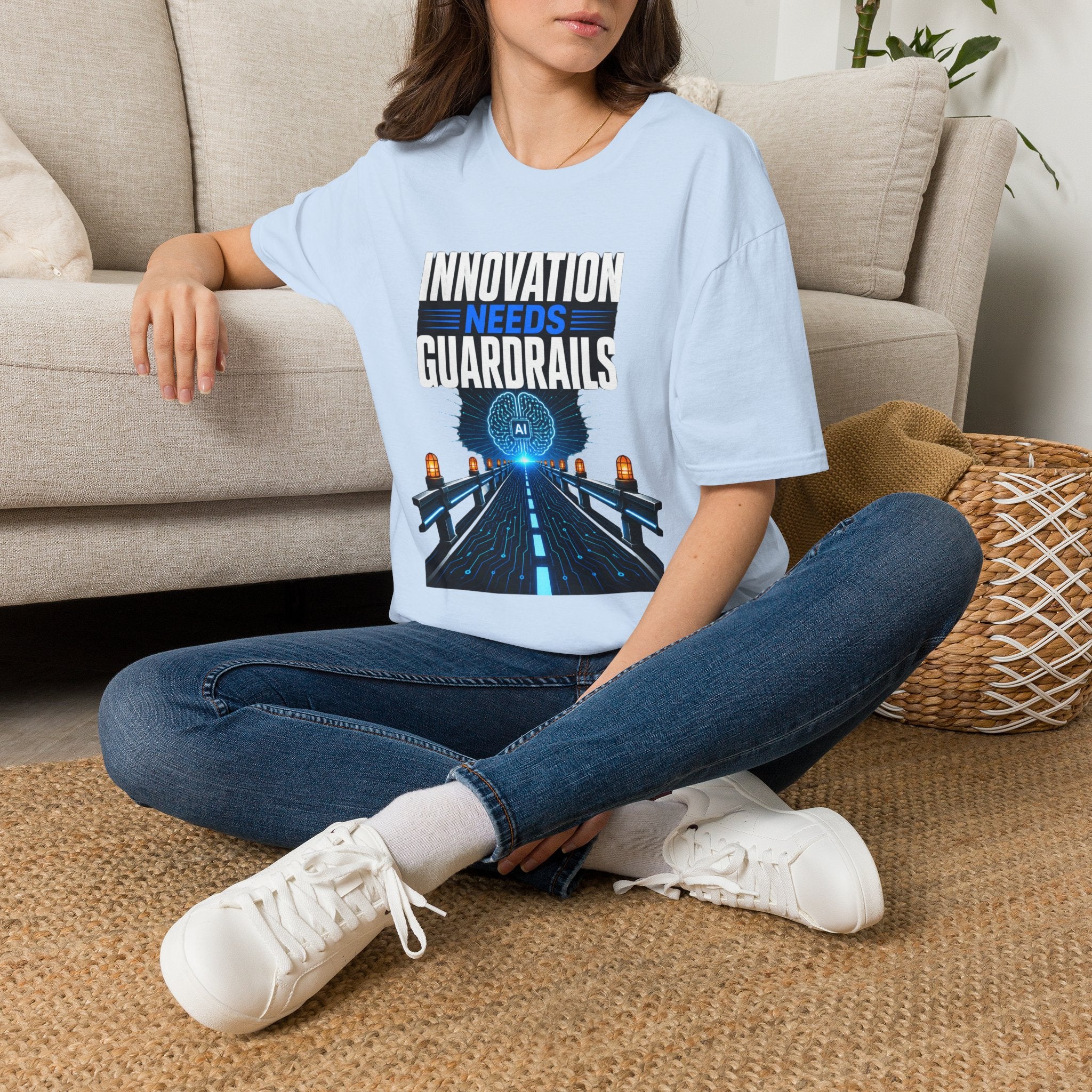 Innovation Needs Guardrails T-Shirt — AI Ethics & Responsible Tech Tee