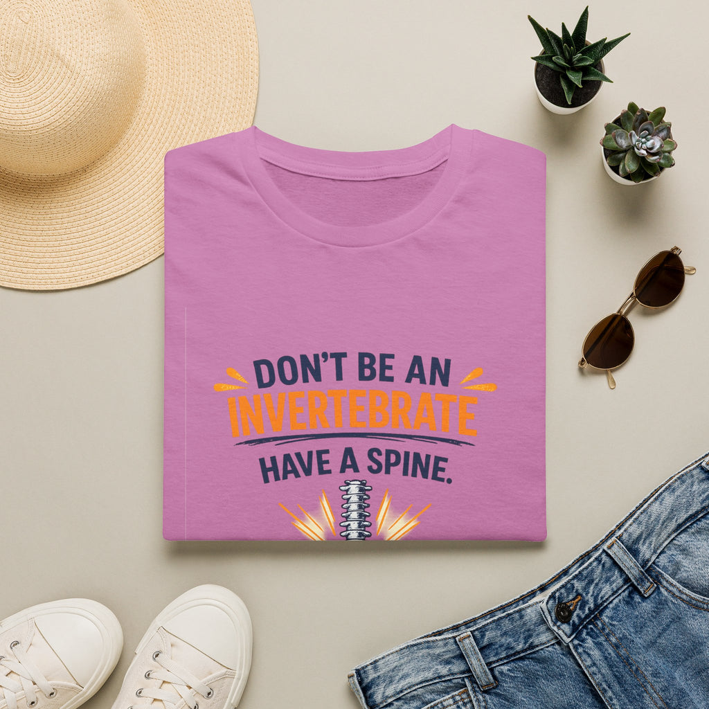 "Don't Be an Invertebrate Have a Spine" Graphic Tee