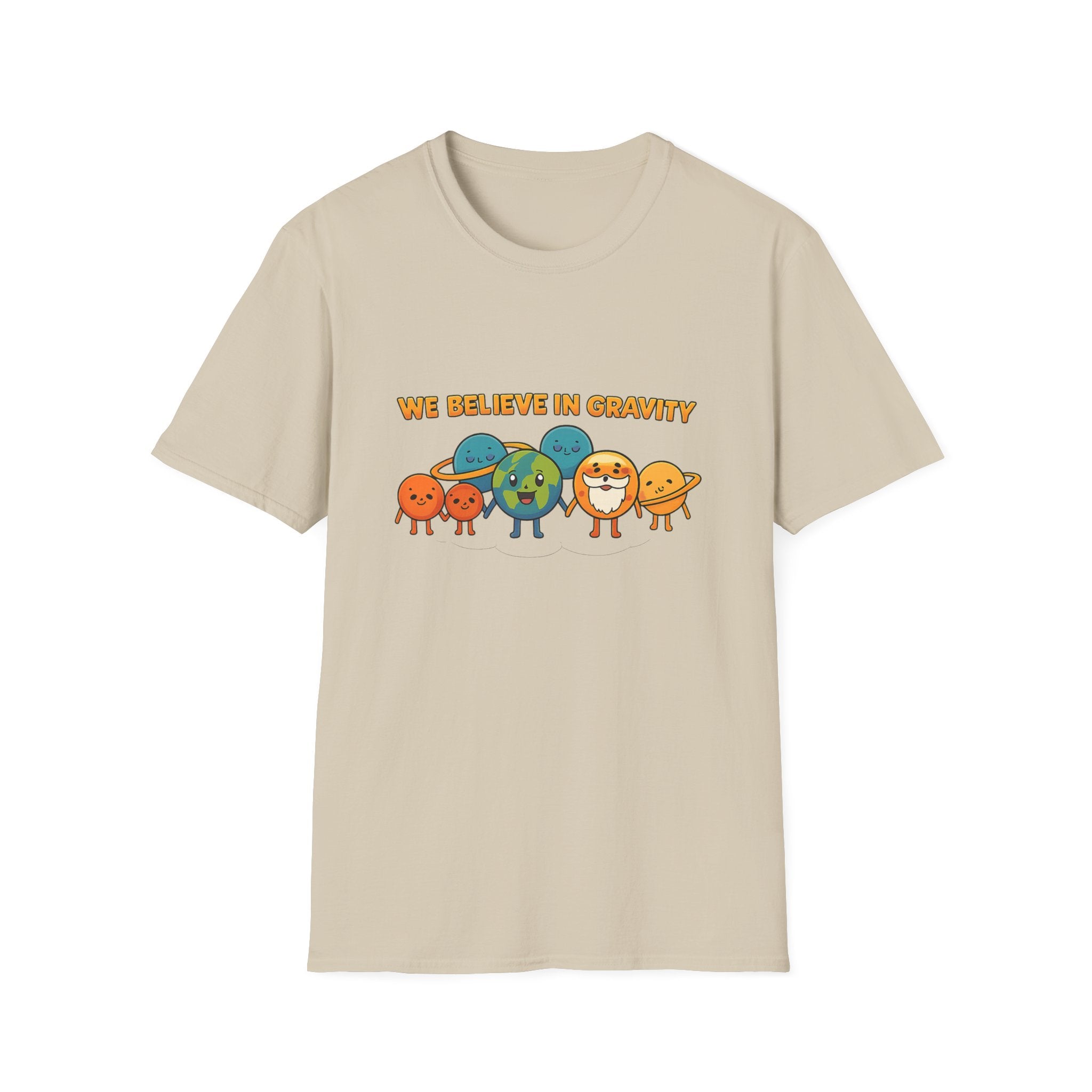 We Believe in Gravity Unisex Softstyle T-Shirt