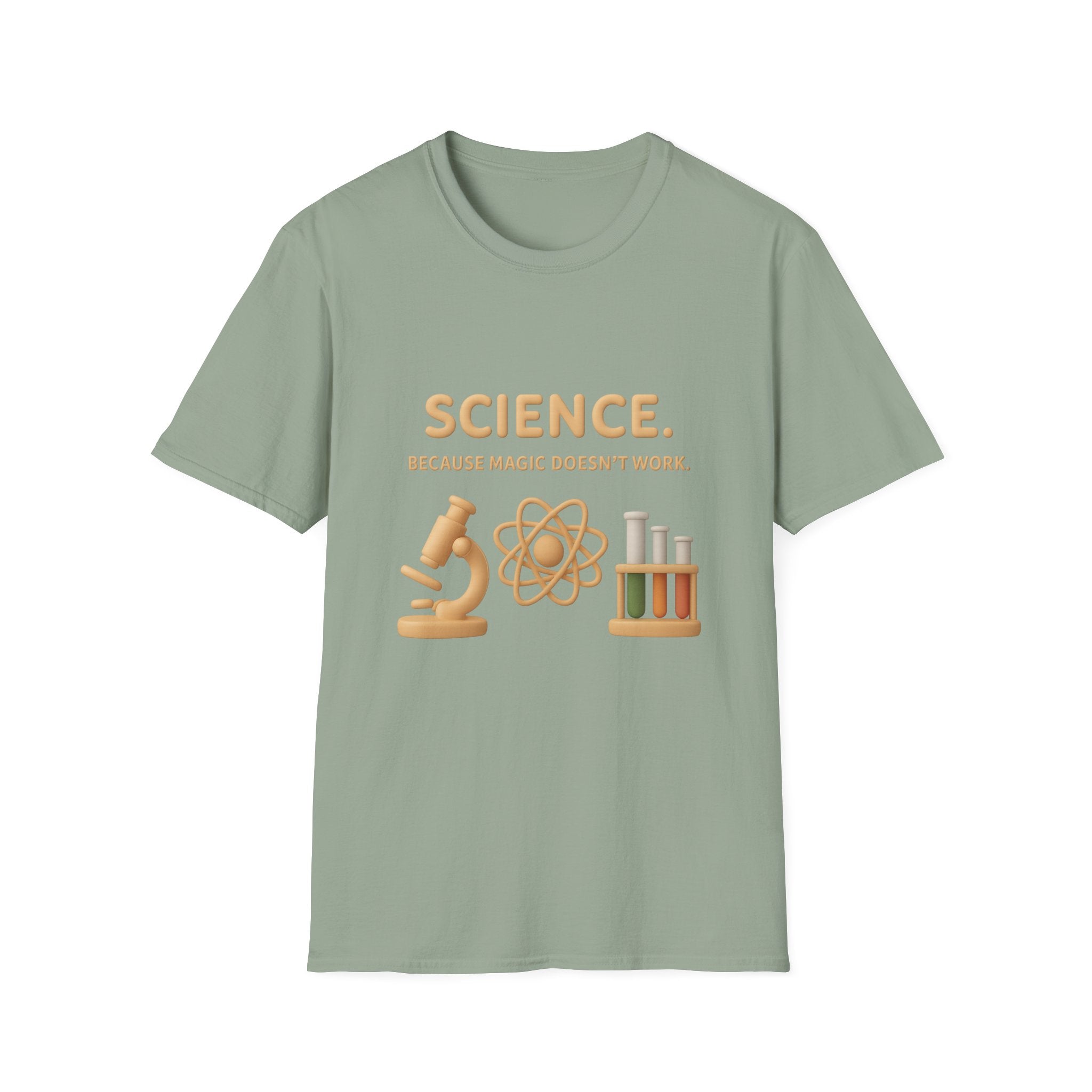Science Because Magic Doesn't Work Unisex Softstyle T-Shirt