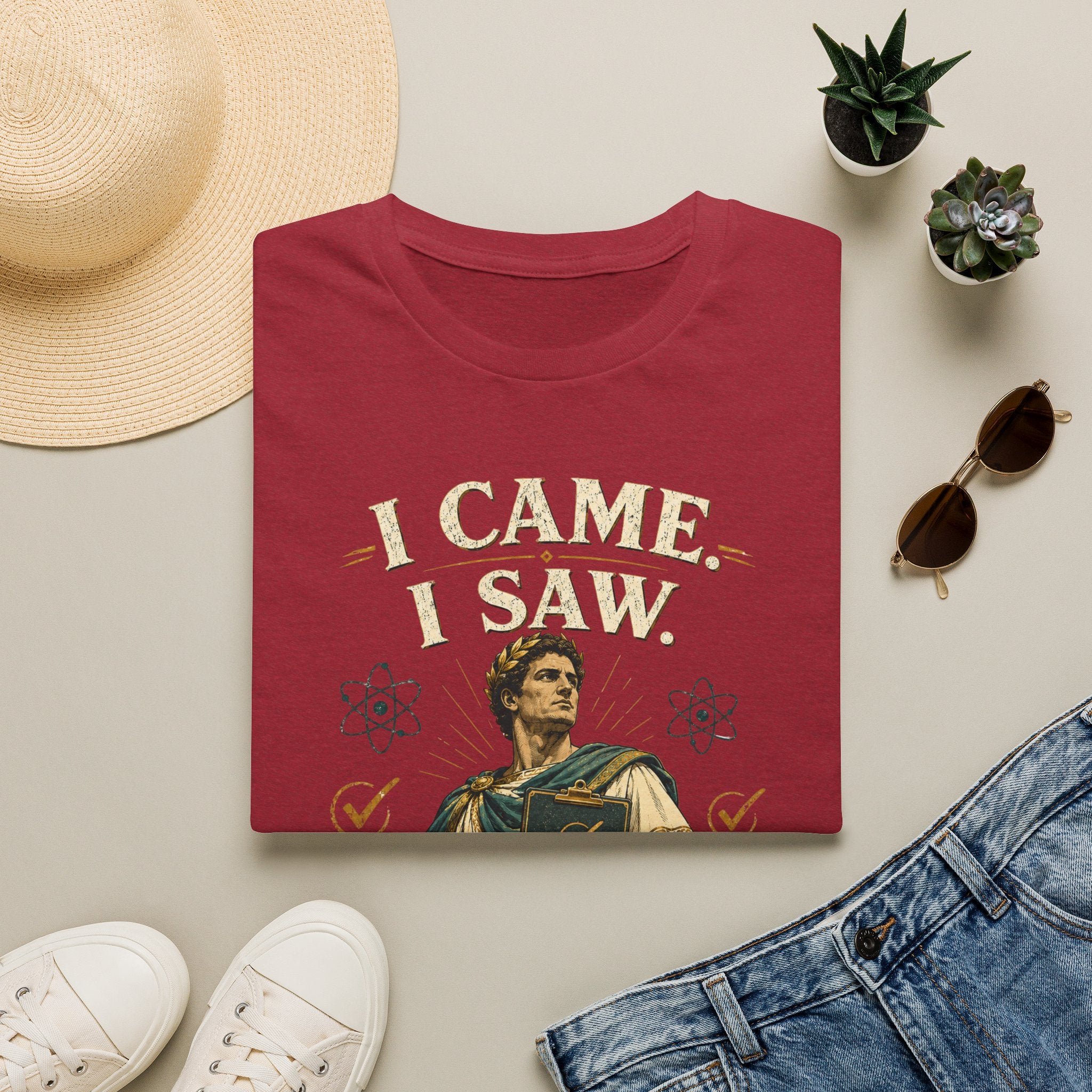 I Came, I Saw, I Requested Peer Review T-Shirt — Funny Scientist / Researcher Gift