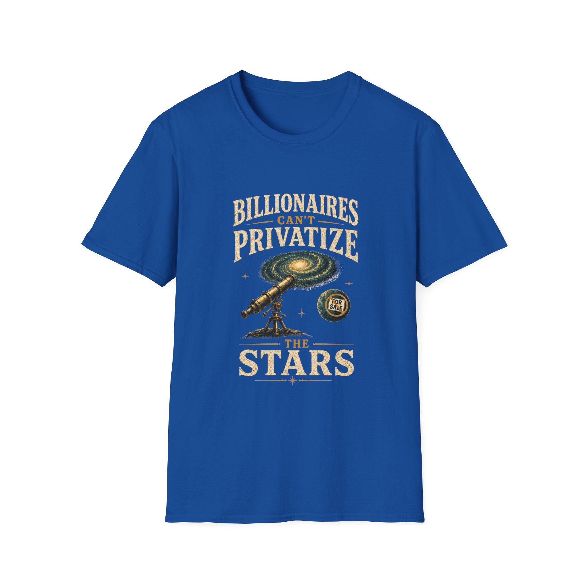 "Billionaires Can't Privatize the Stars" Graphic Tee