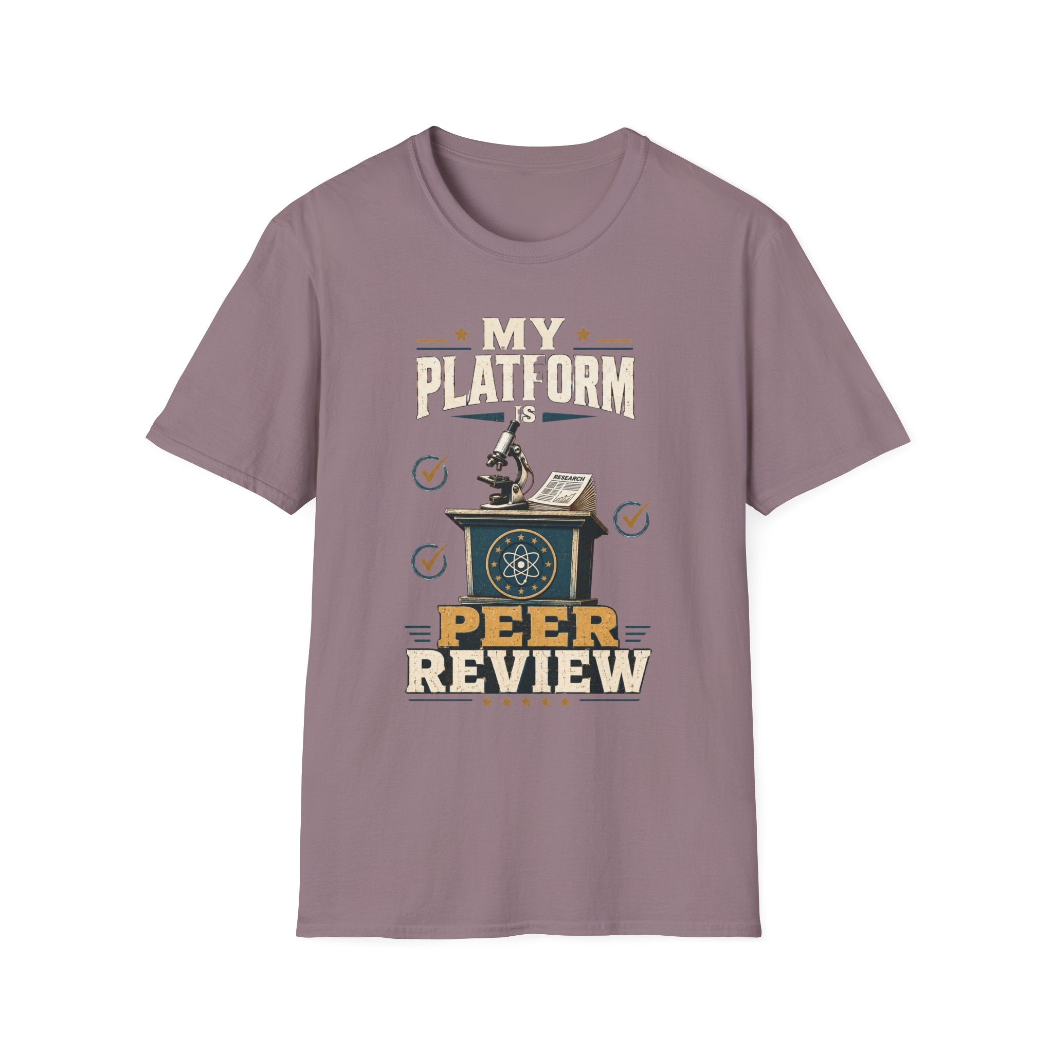 Peer Review T-Shirt — "My Platform is Peer Review" Science Tee