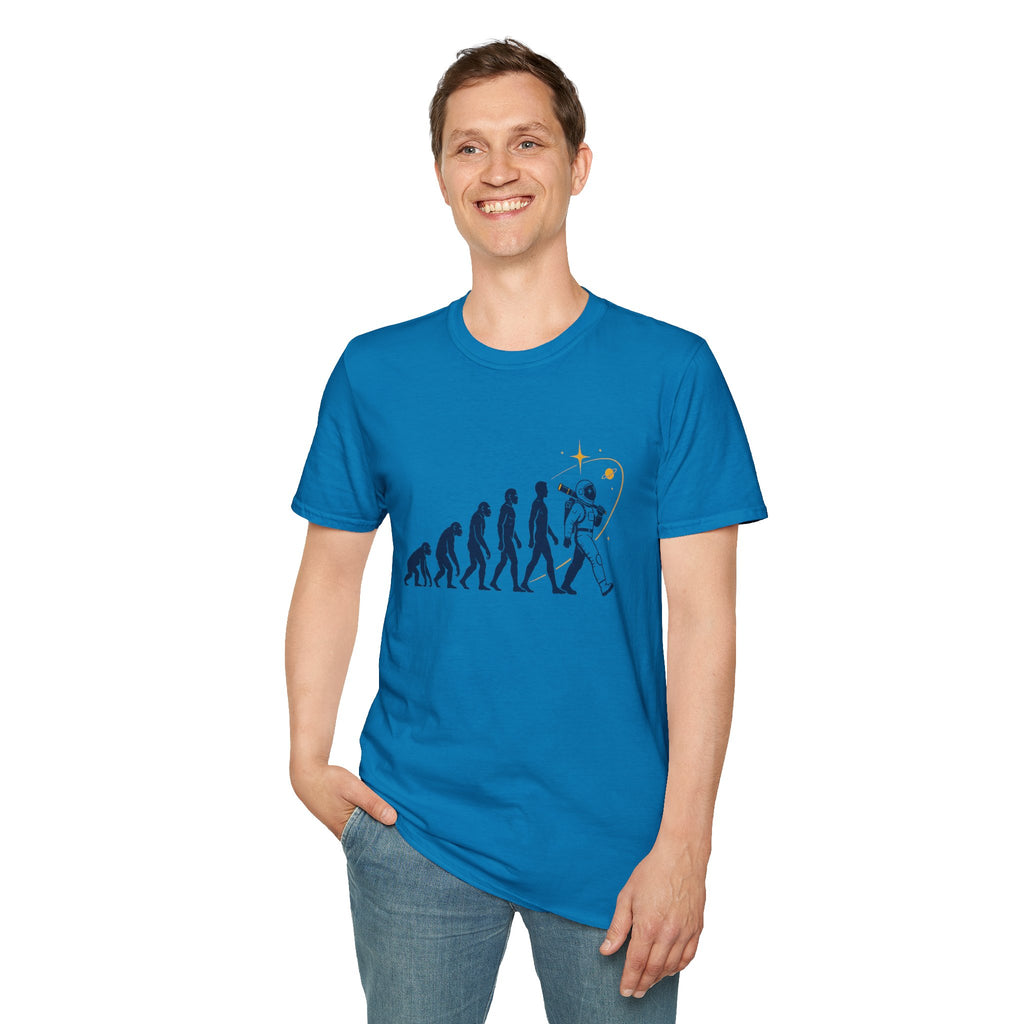 Evolution to Astronaut T-Shirt — Funny Space Exploration Tee