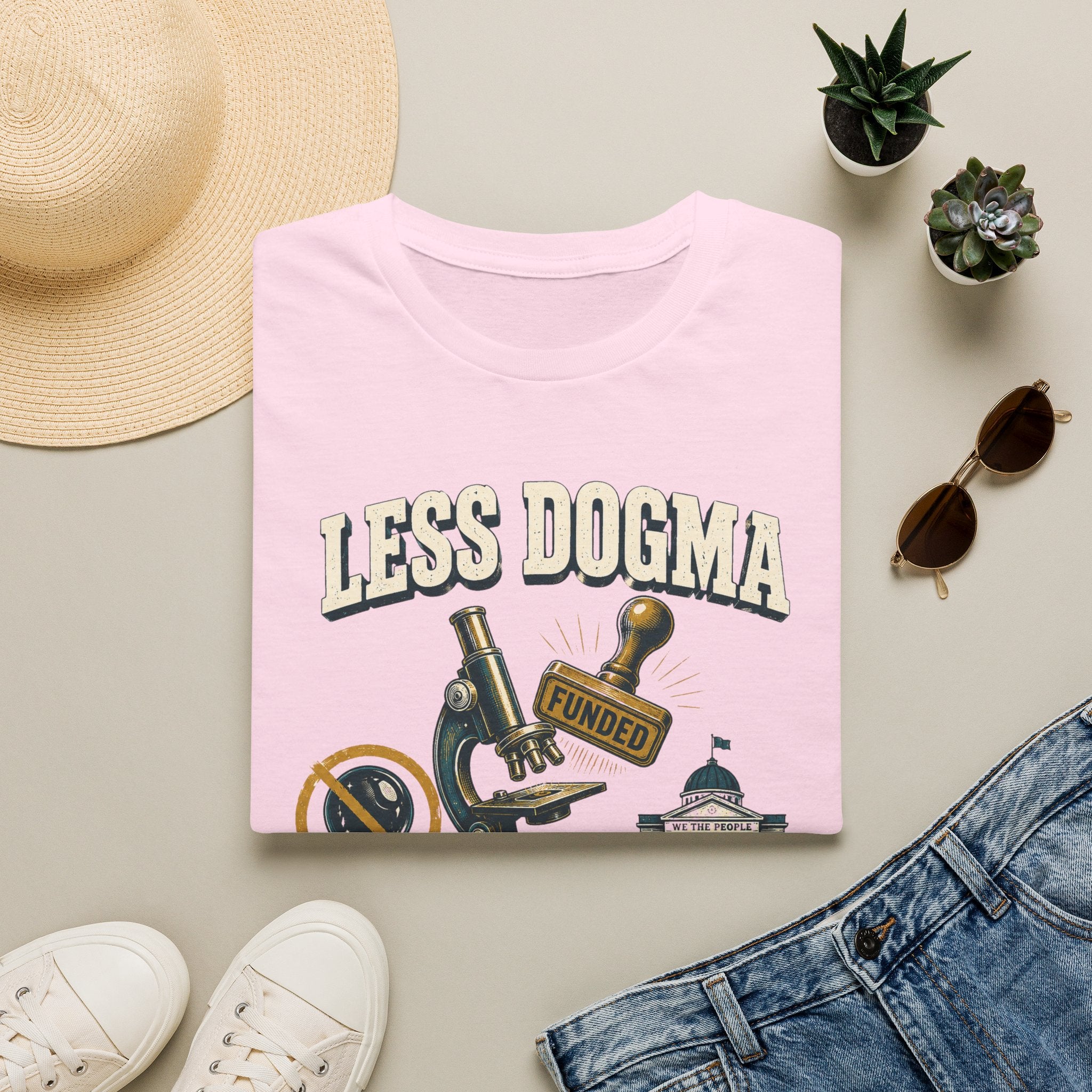 "Less Dogma, More Public Funding" Vintage Science Design