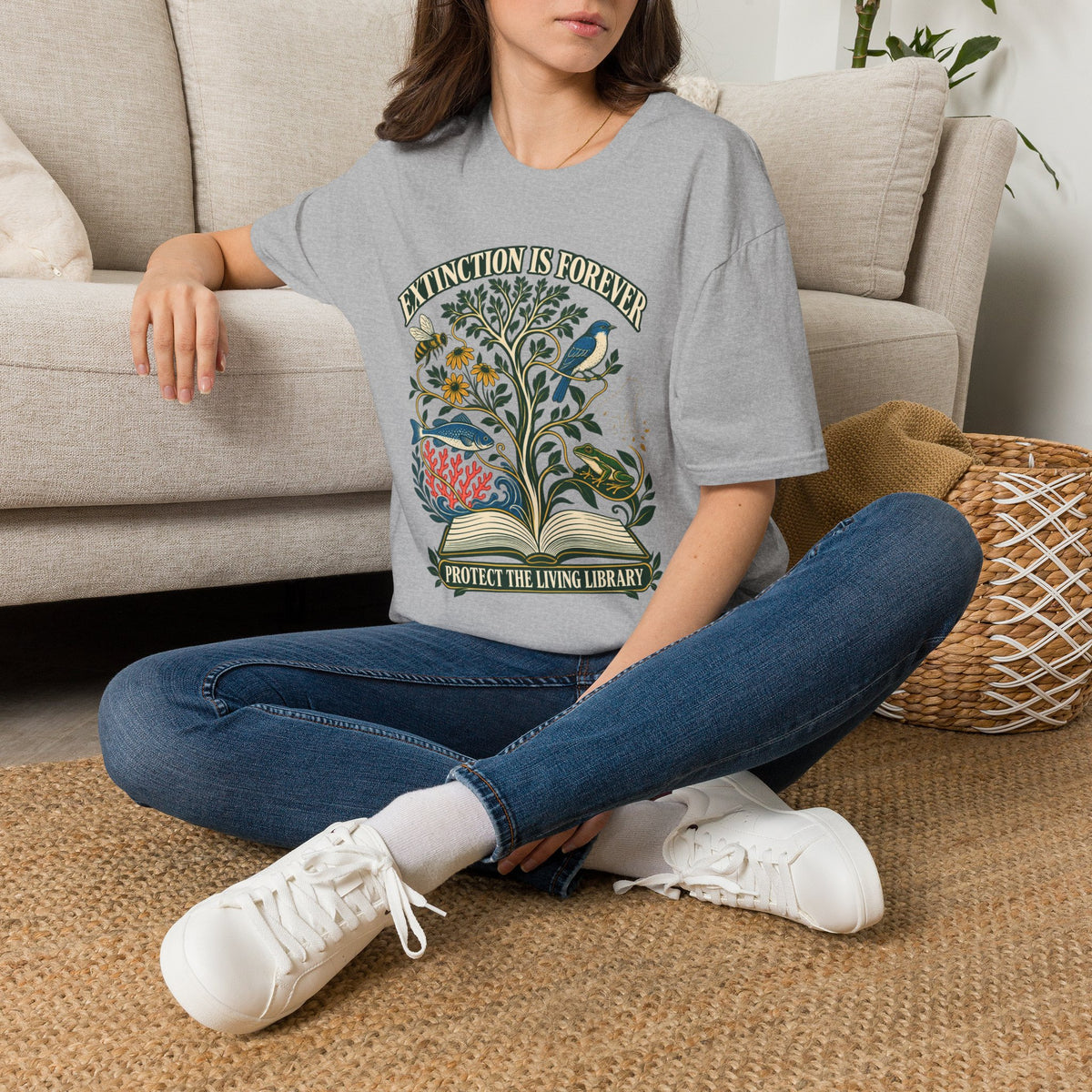 "Extinction Is Forever" Nature Conservation Graphic Tee