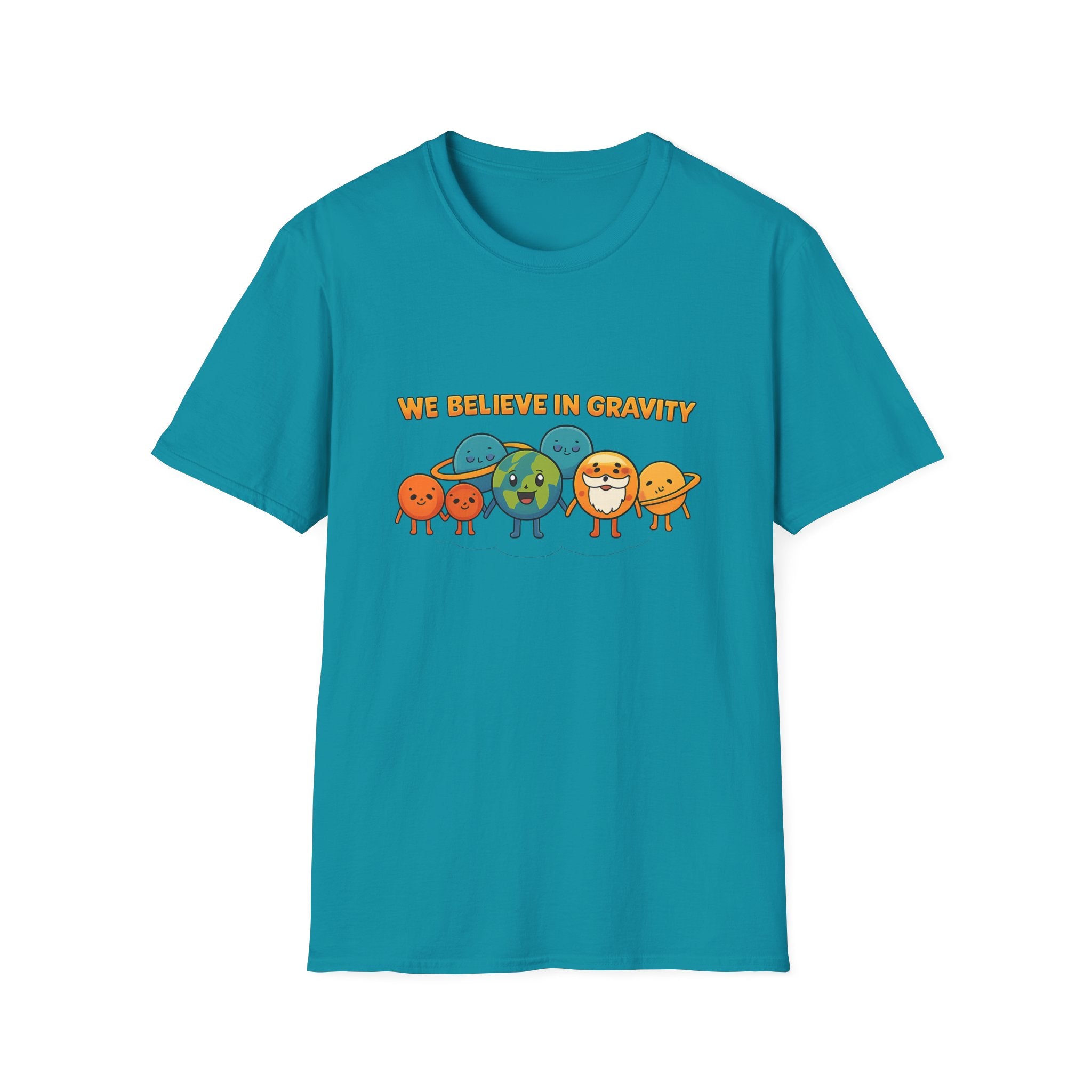 We Believe in Gravity Unisex Softstyle T-Shirt