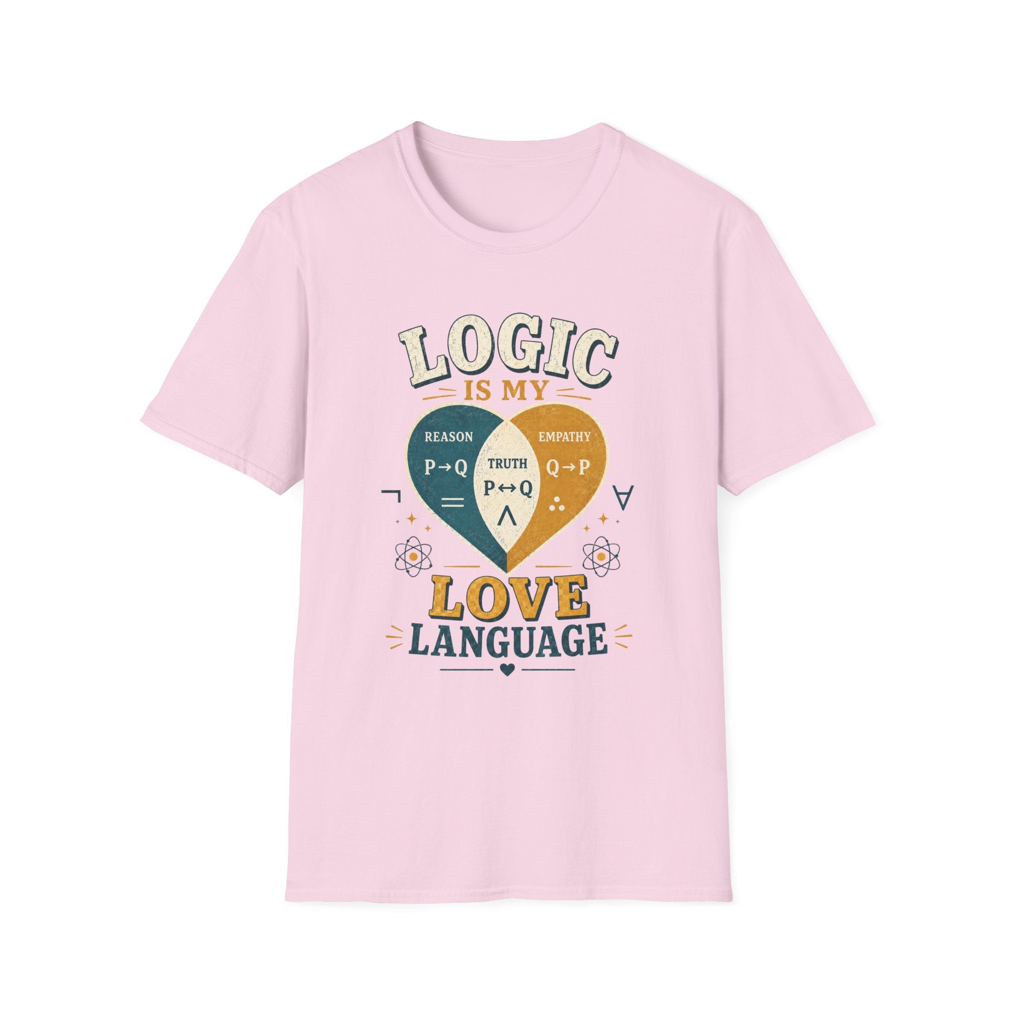 Logic Is My Love Language T-Shirt — Venn Diagram Math Humor Tee