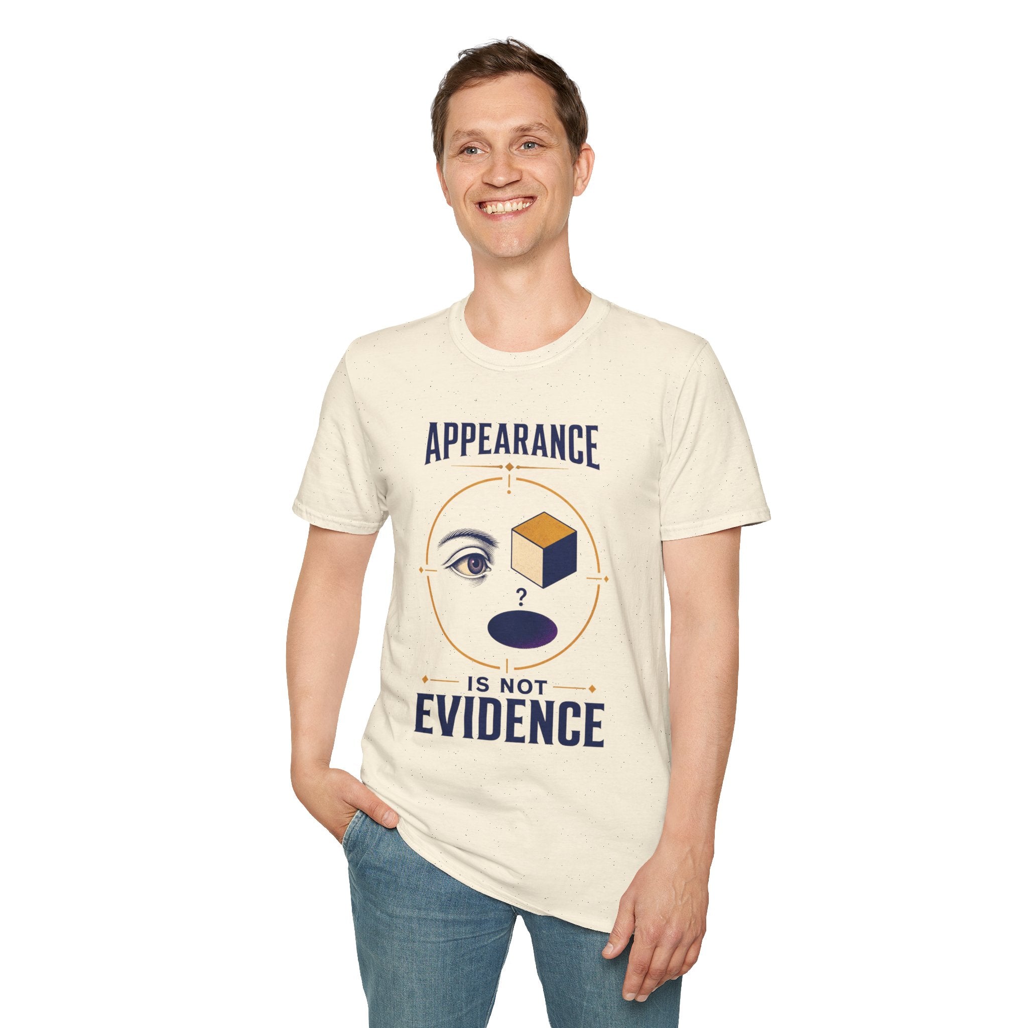 "Appearance Is Not Evidence" Graphic Tee