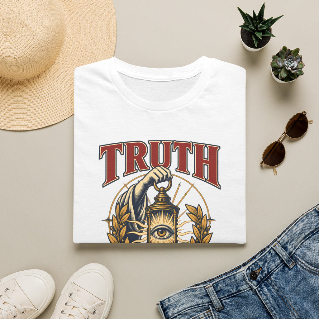 Truth Lantern T-Shirt — "Truth Is Its Own Reward" Vintage Graphic Tee
