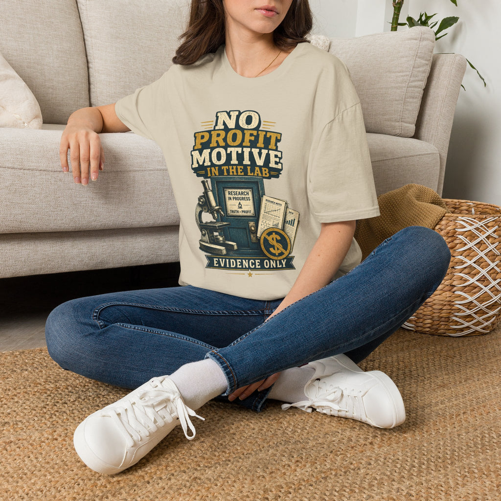 No Profit Motive in the Lab T‑Shirt — Researcher Science Tee