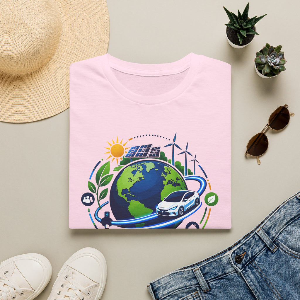 Earth Runs Better Electric Eco-Friendly EV Graphic Tee