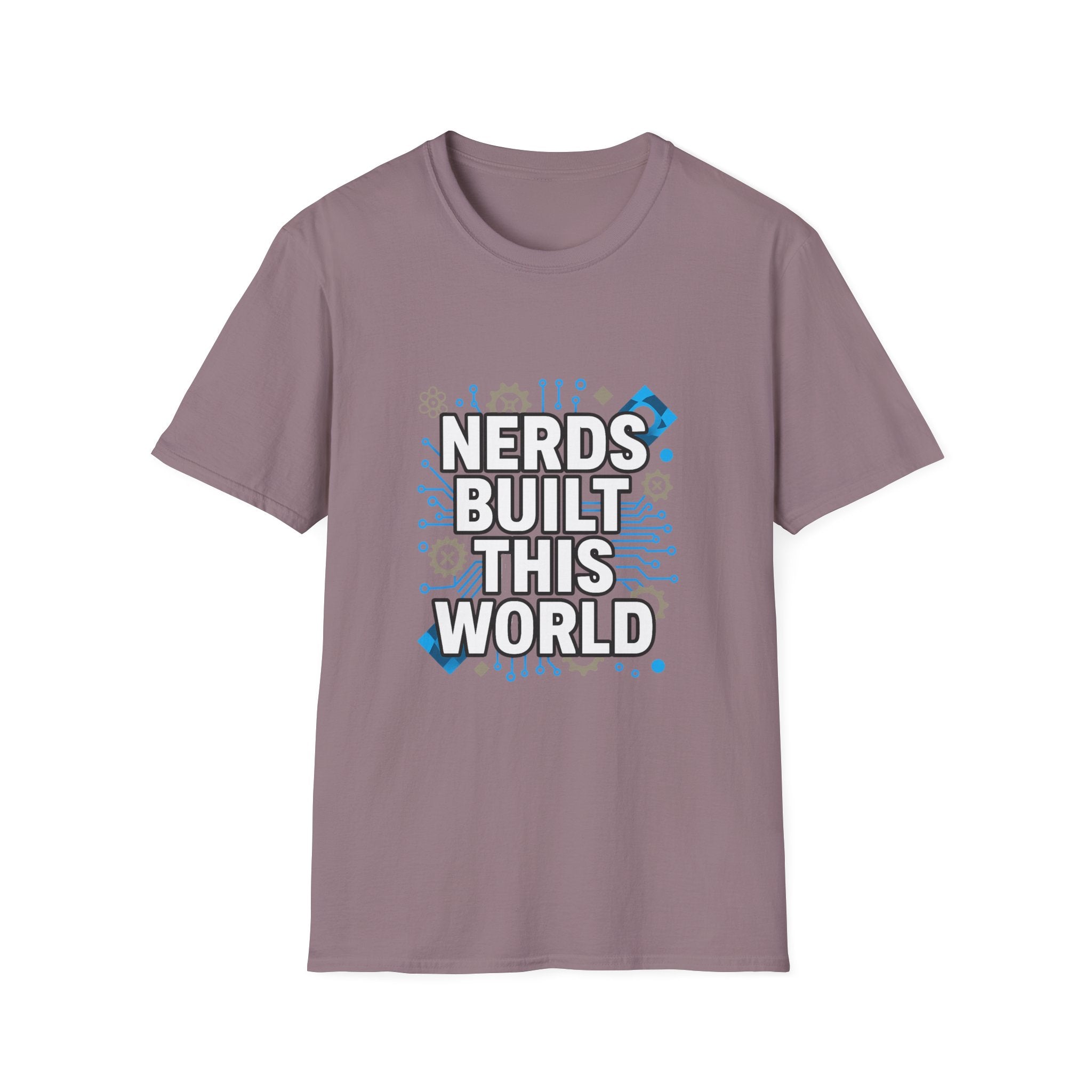 Nerds Built this World Unisex Softstyle T-Shirt