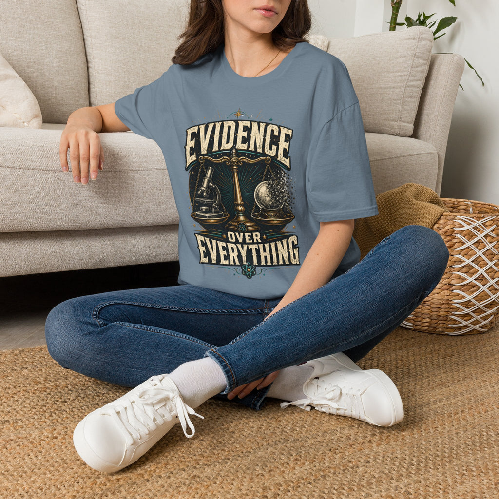 Evidence Over Everything T-Shirt — Forensic & Investigator Tee