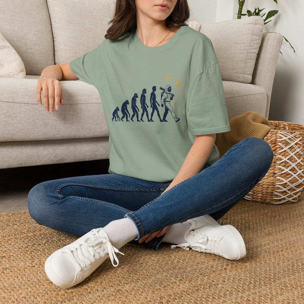 Evolution to Astronaut T-Shirt — Funny Space Exploration Tee