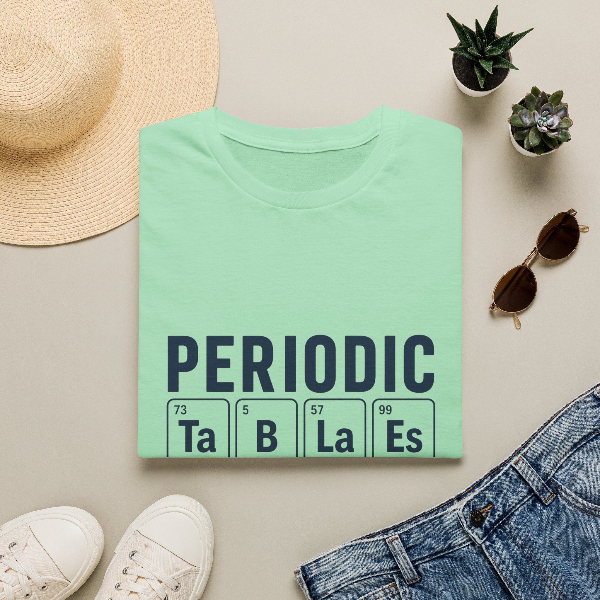 Periodic Tables Humor Graphic Tee (Periodic Human Chemistry Design)
