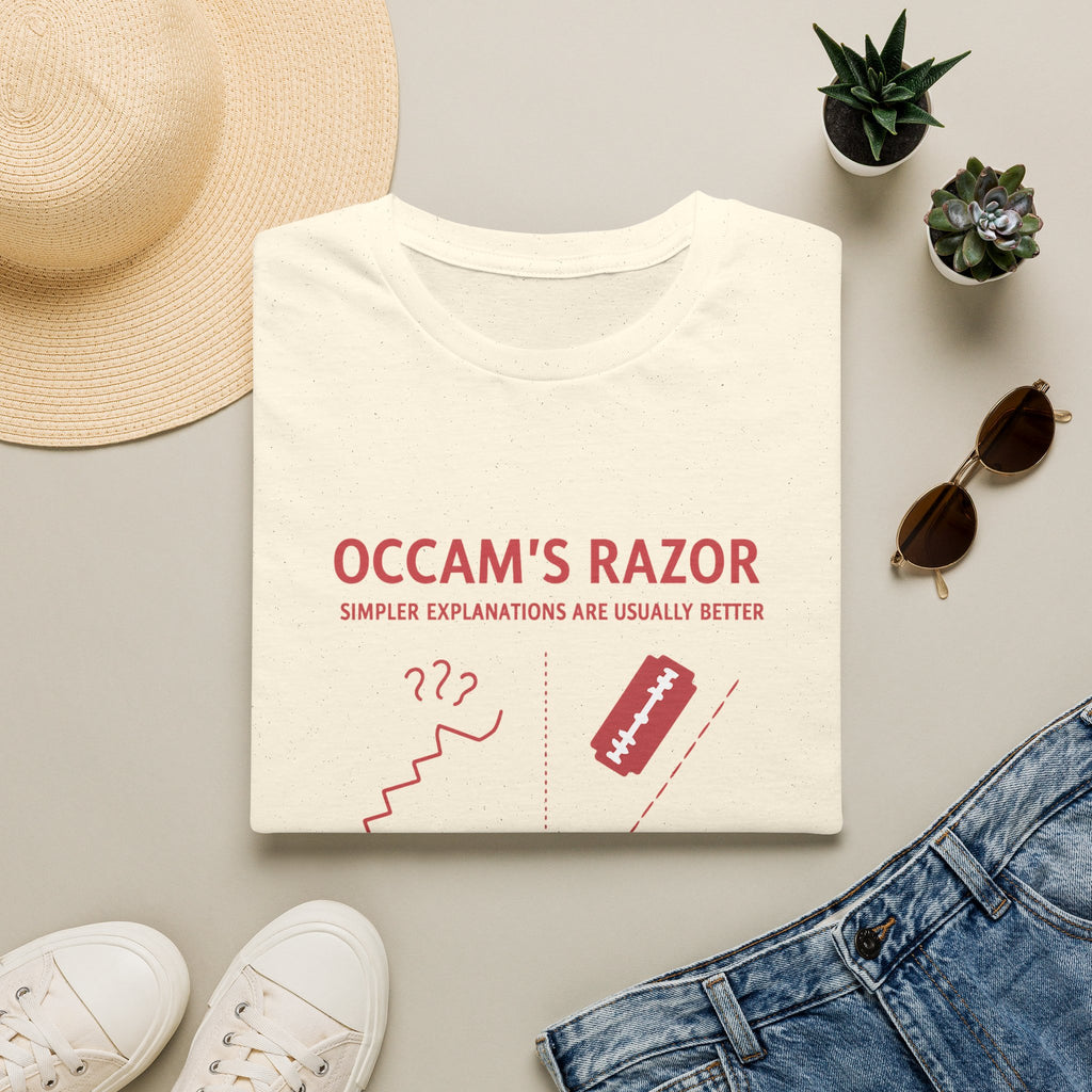 Occam's Razor T-Shirt — Keep It Simple Philosophy Tee