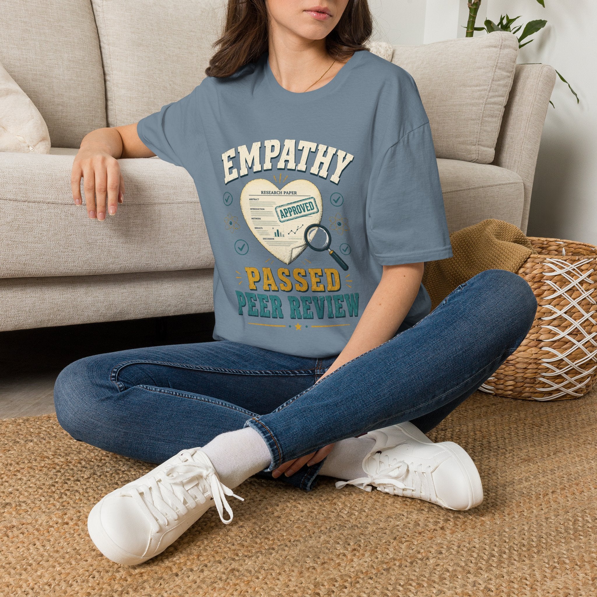Empathy Passed Peer Review T-Shirt — 'Empathy Approved' Medical / Counseling Tee