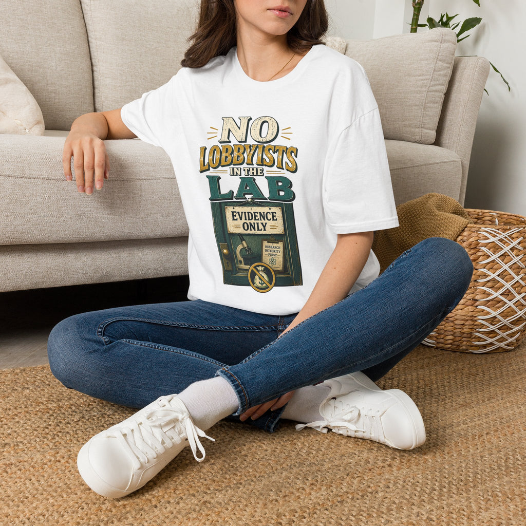"No Lobbyists in the Lab" Vintage Science Tee