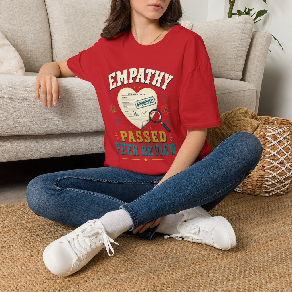 Empathy Passed Peer Review T-Shirt — 'Empathy Approved' Medical / Counseling Tee