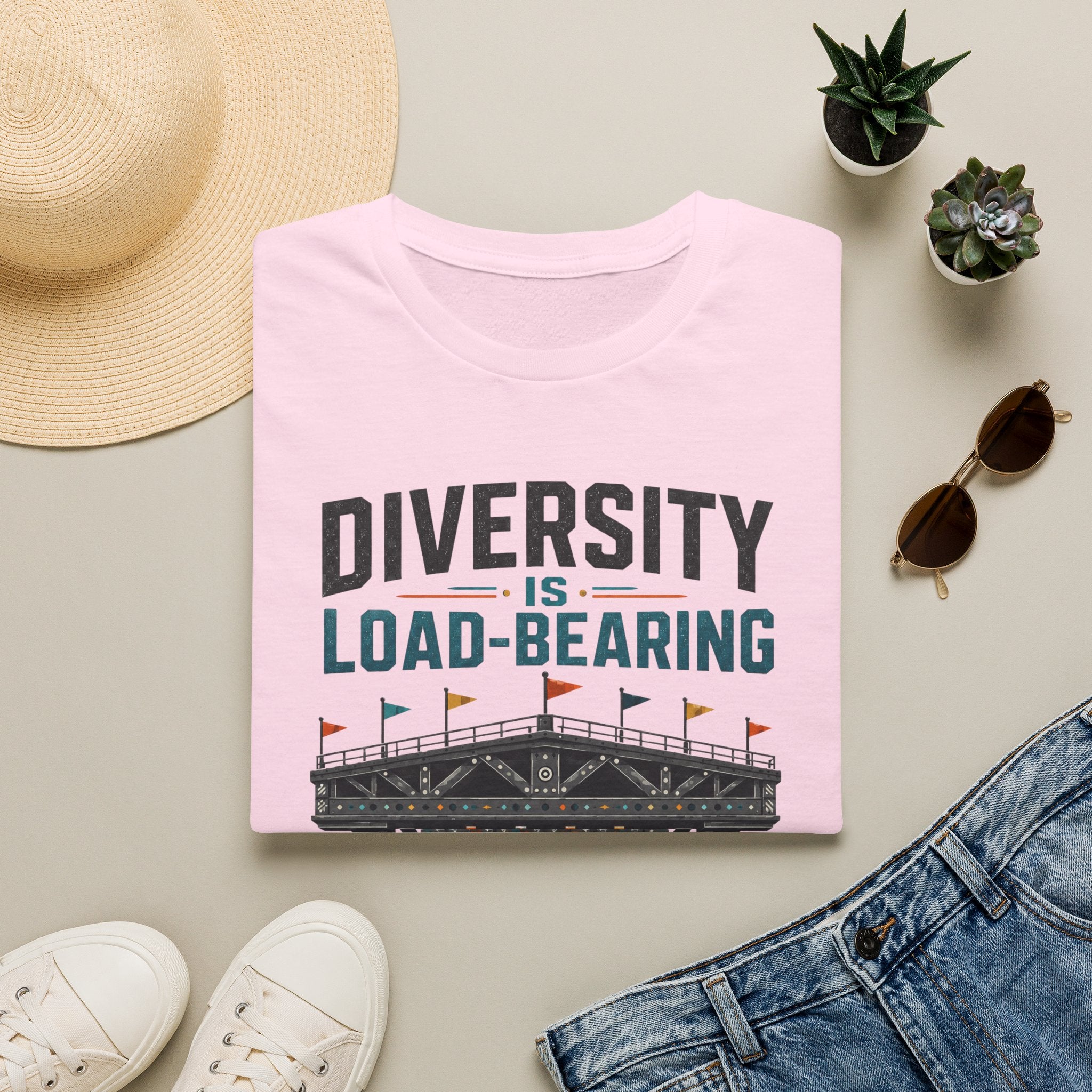 Diversity Is Load-Bearing T-Shirt — Inclusive Strength Graphic Tee