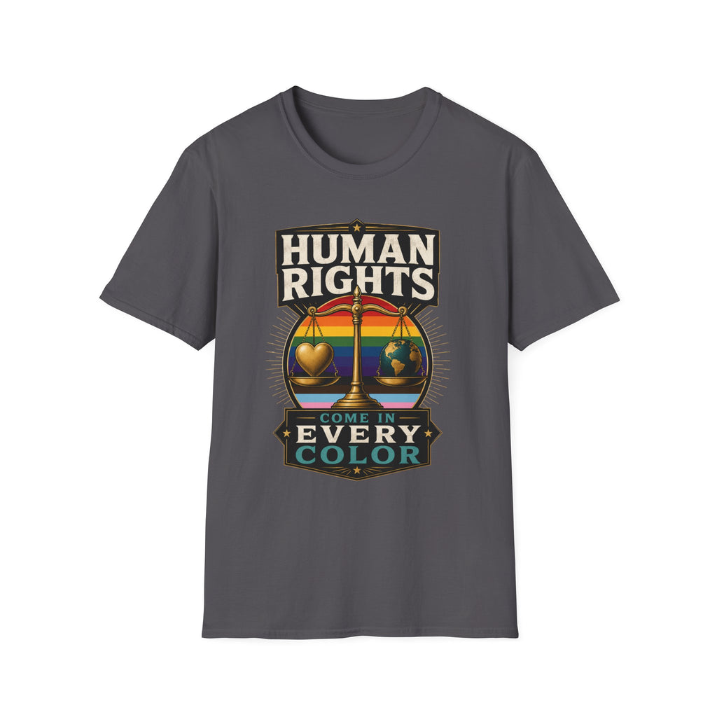 Human Rights T-Shirt — Love in Every Color LGBTQ+ Pride Tee