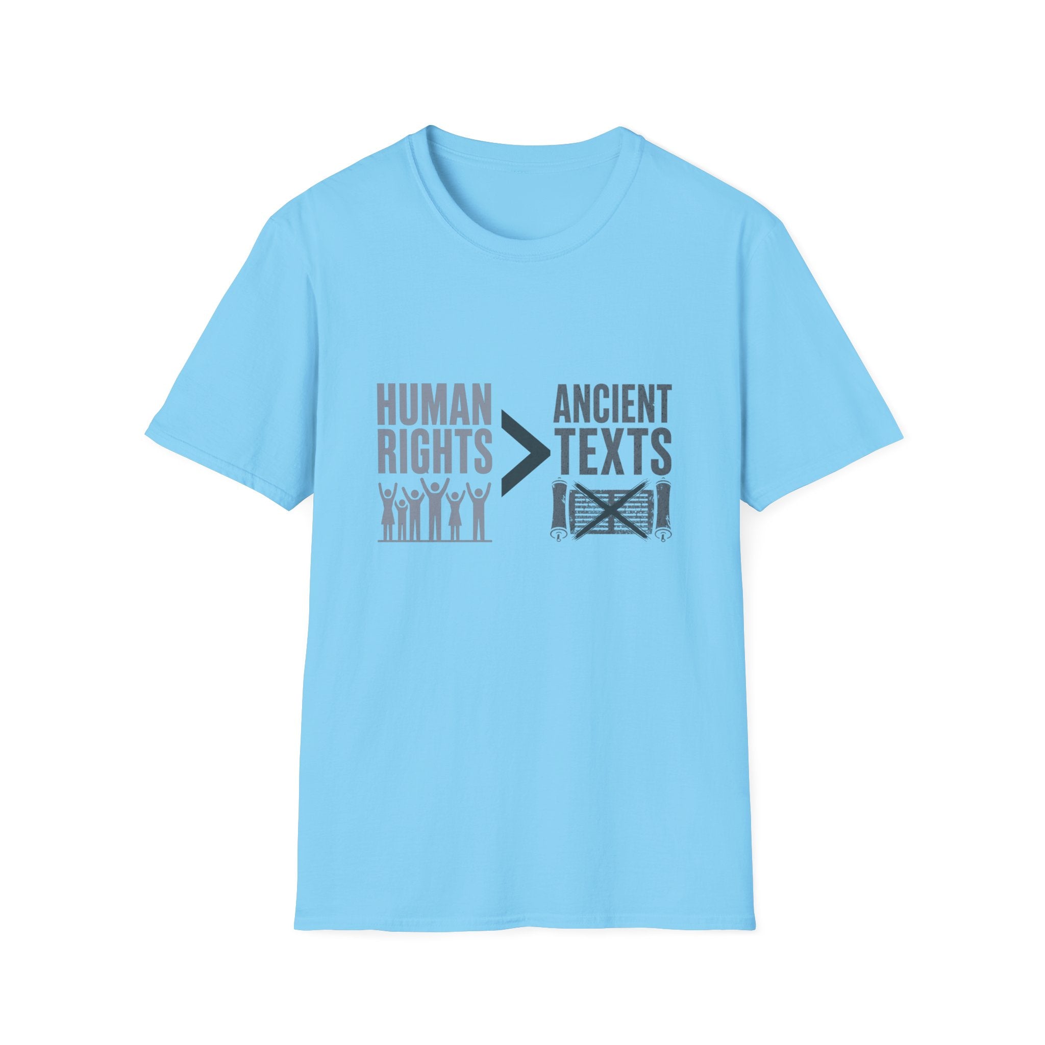 Human Rights Ancient Texts Unisex Softstyle T-Shirt