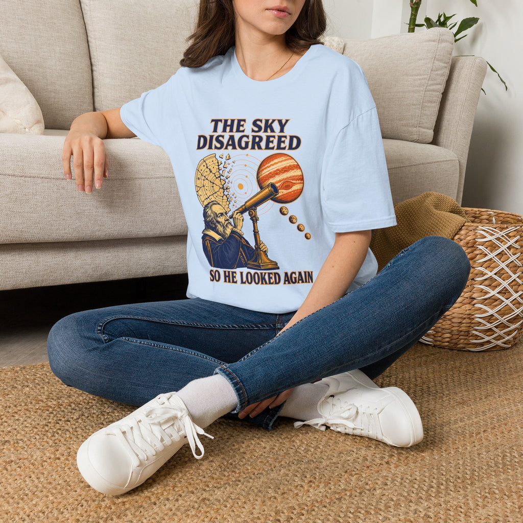 “The Sky Disagreed” Telescope Astronomer Graphic Tee