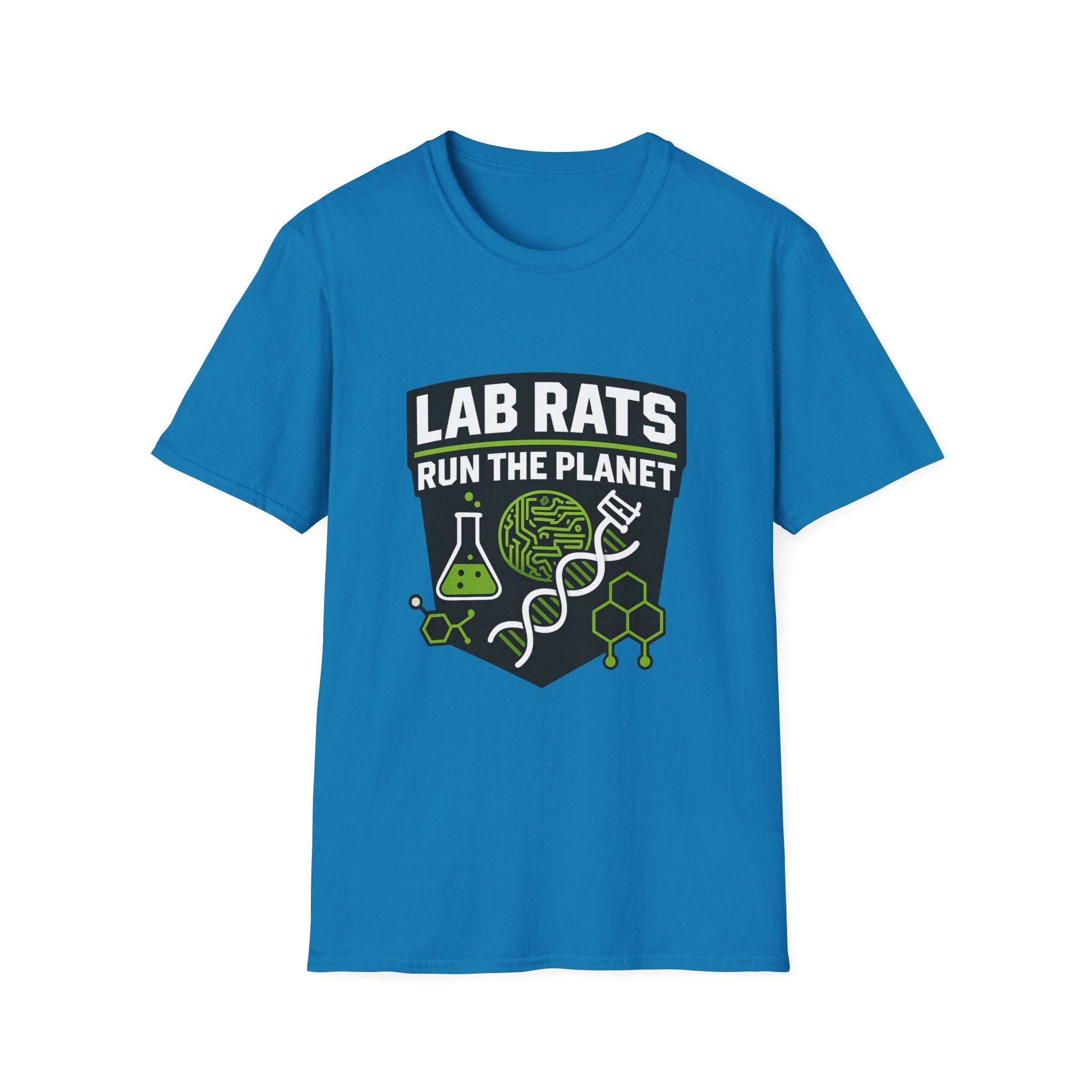 Lab Rats Run the Planet Unisex Softstyle T-Shirt