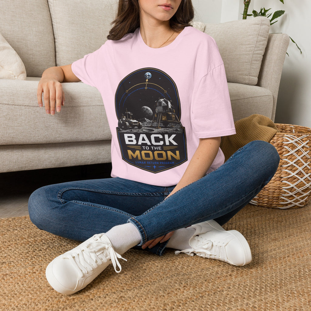 Back to the Moon T-Shirt — Lunar Mission Retro Space Tee