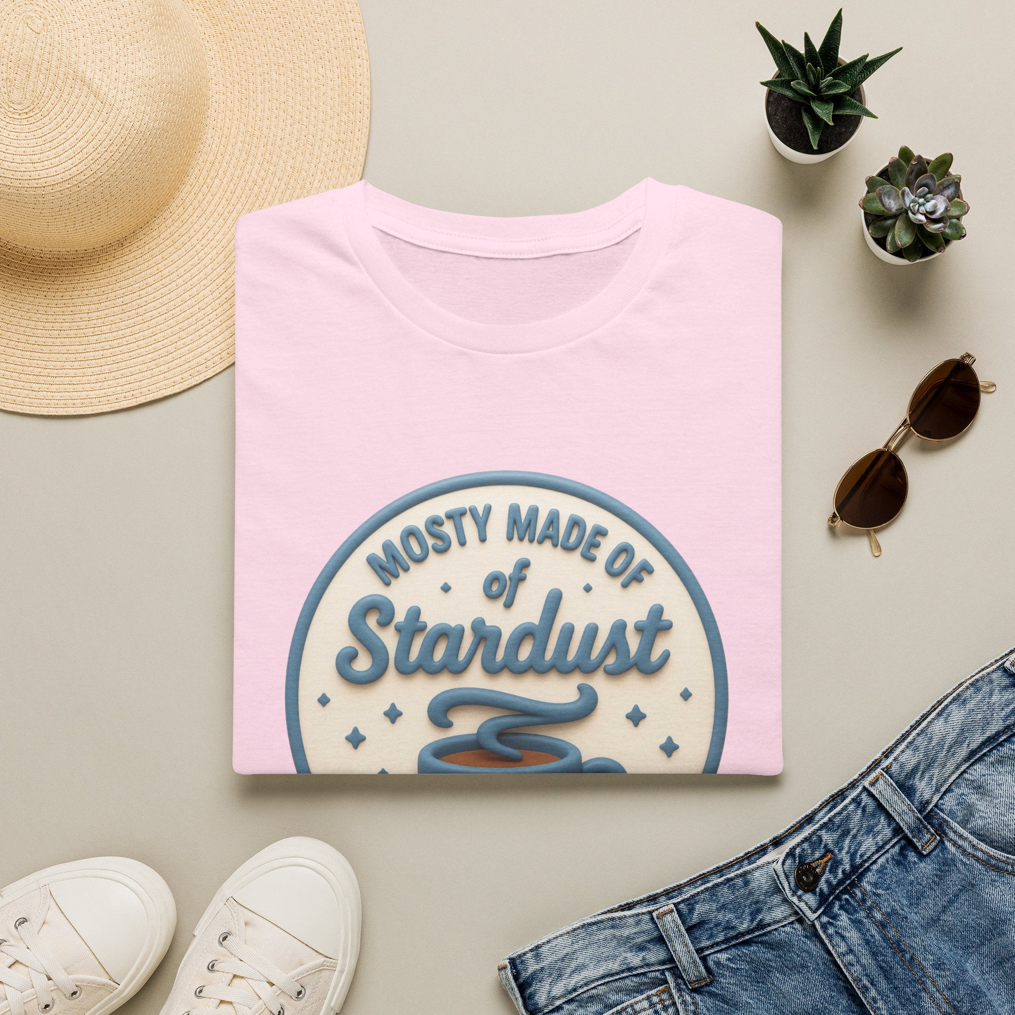 Stardust & Coffee T-Shirt – "Mostly Made of Stardust" Retro Graphic Tee