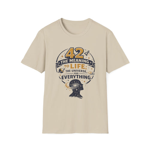 42 The Meaning of Everything Unisex Softstyle T-Shirt