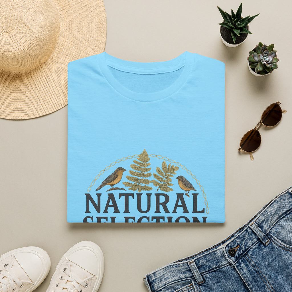 Natural Selection T-Shirt — Botanical Birds Graphic Tee