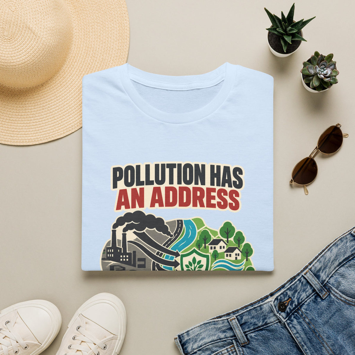 Pollution Has An Address Environmental Justice Tee