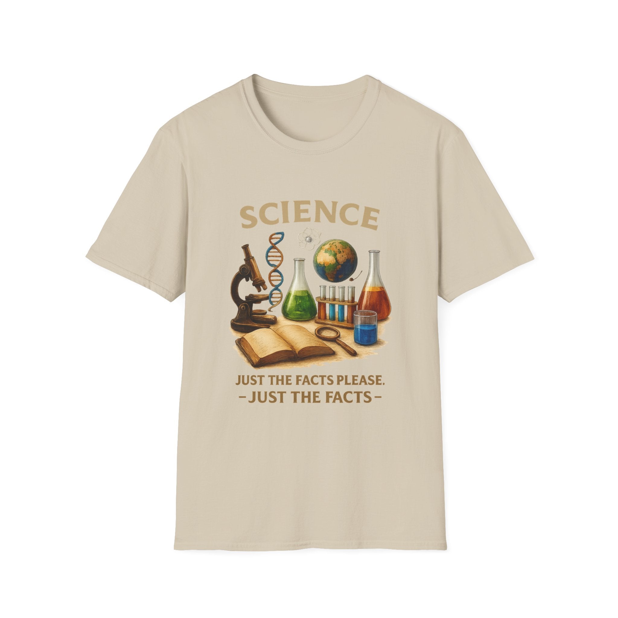 Science Just the Facts Unisex Softstyle T-Shirt