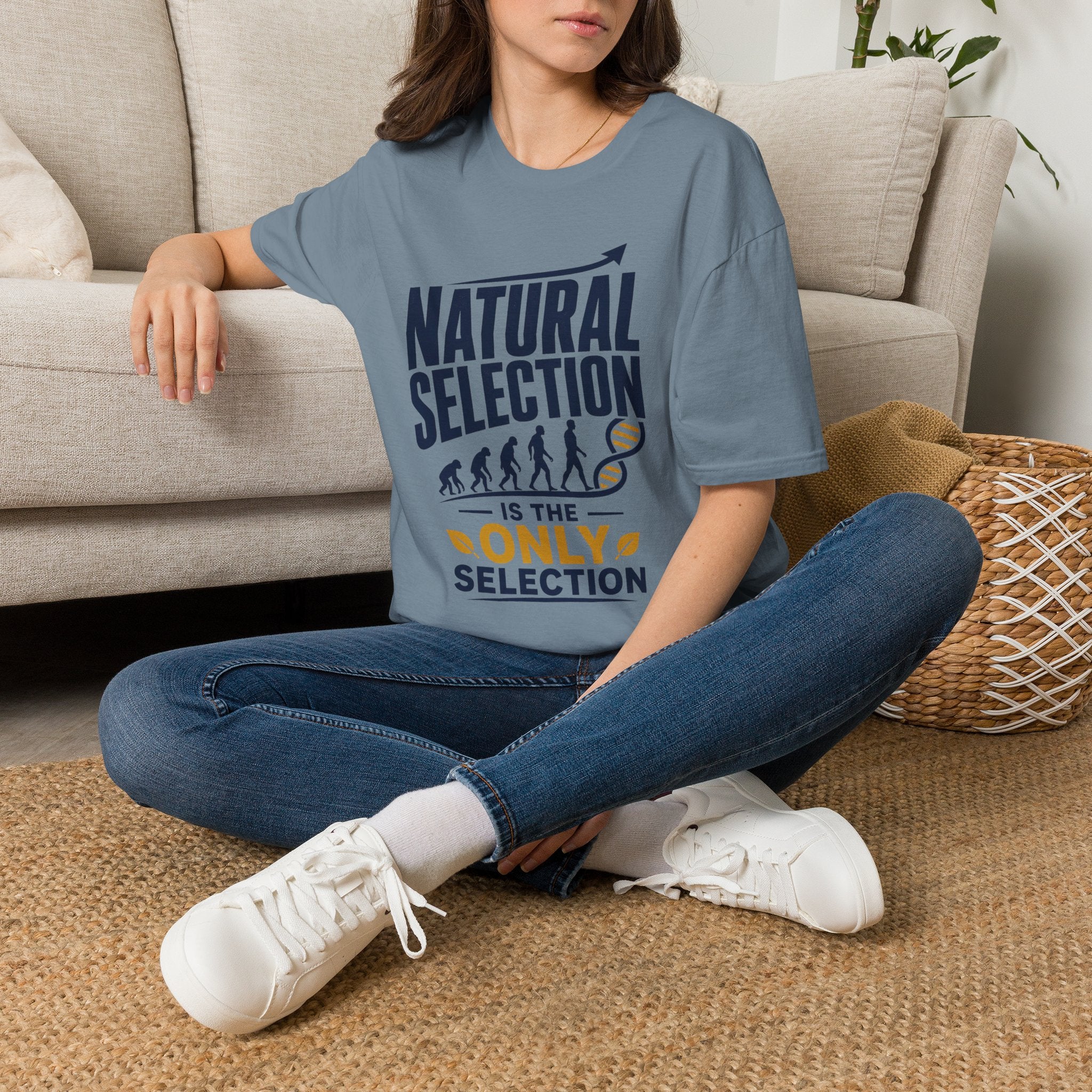 Natural Selection T-Shirt — "Natural Selection Is The Only Selection" Evolution Graphic Tee