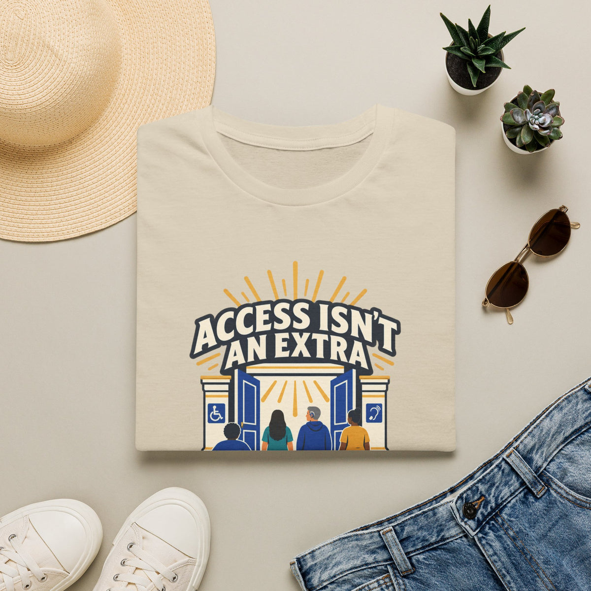 Access Isn't An Extra T-Shirt — "Design for Everyone" Accessibility Tee