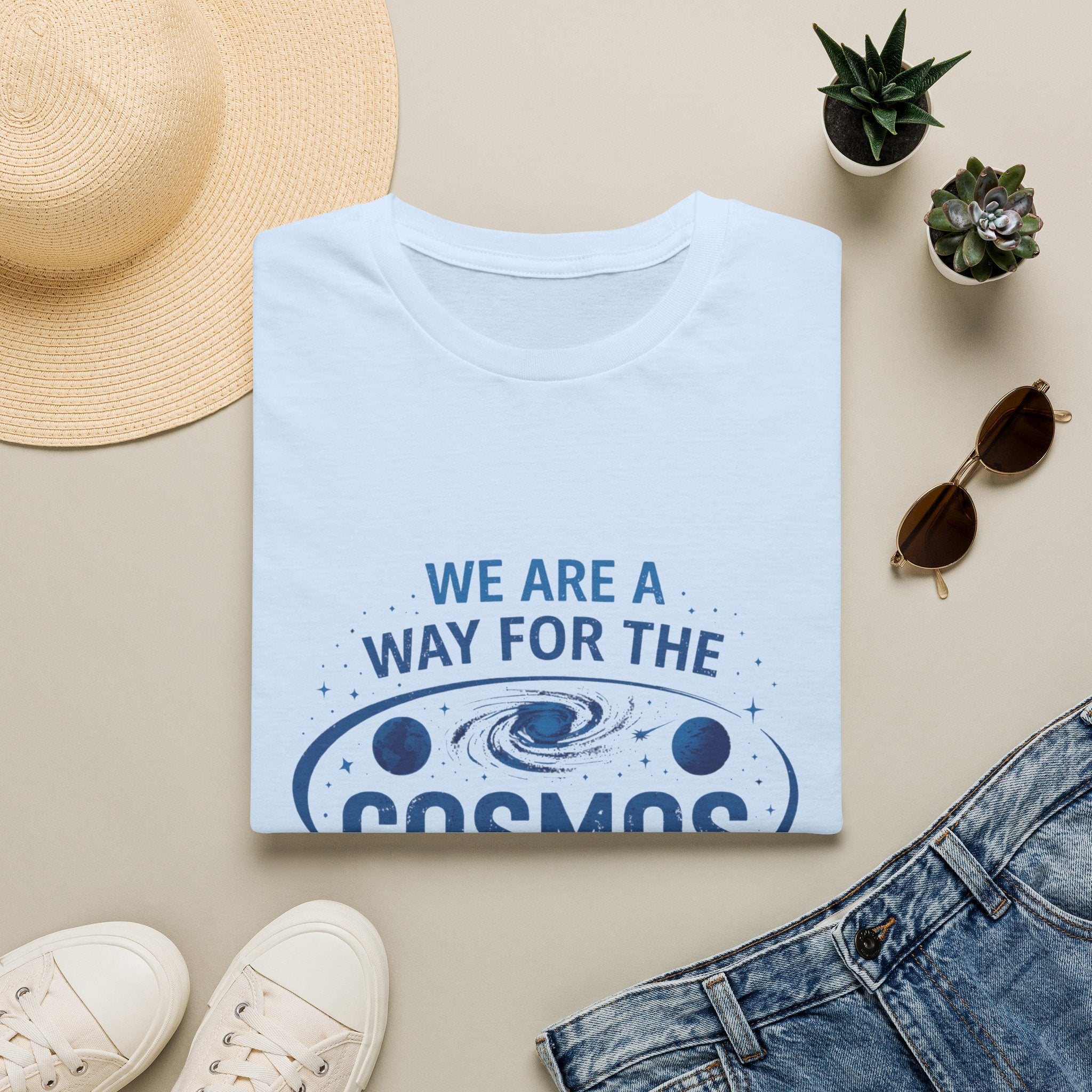 Cosmos T-Shirt — "We Are a Way for the Cosmos to Know Itself" Astronautic Graphic Tee