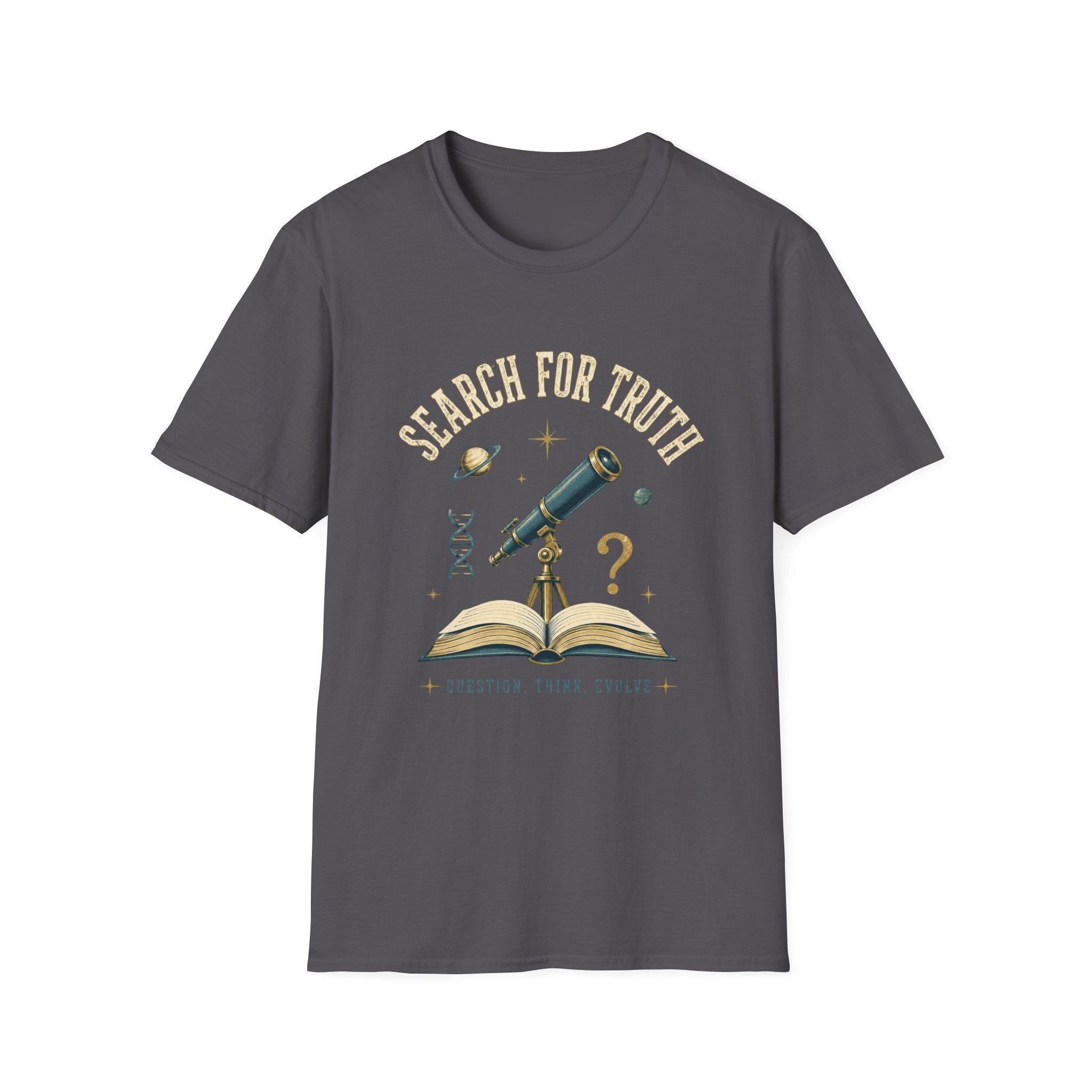 Search for Truth T-Shirt — Telescope Astronomy Graphic Tee