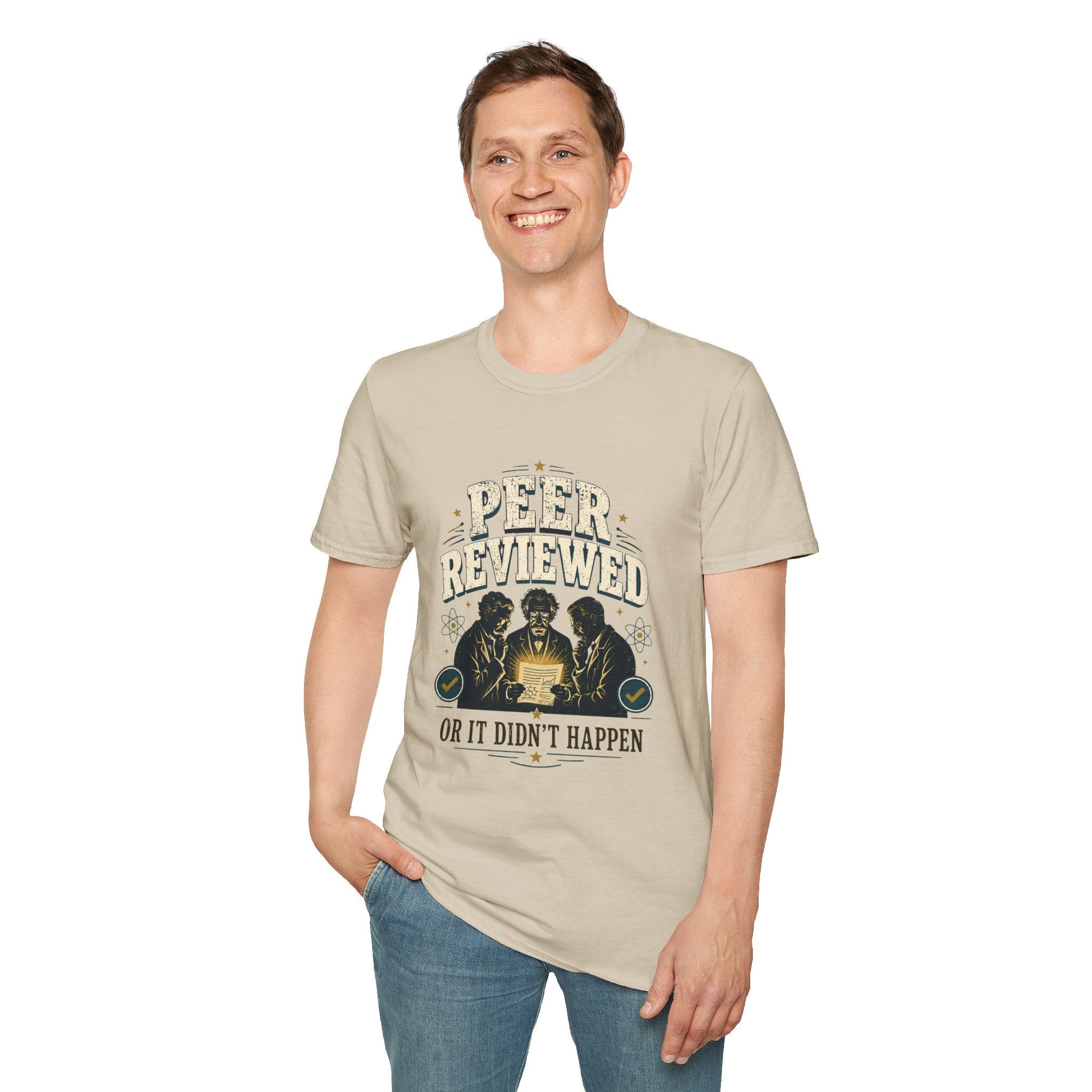 Peer Reviewed T-Shirt — Funny Academic 'Peer Reviewed or It Didn’t Happen' Tee