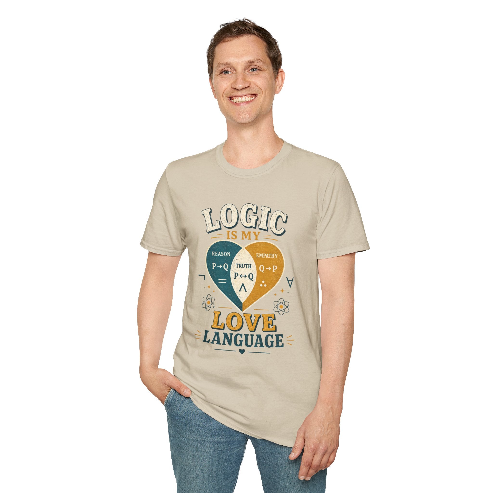 Logic Is My Love Language T-Shirt — Venn Diagram Math Humor Tee