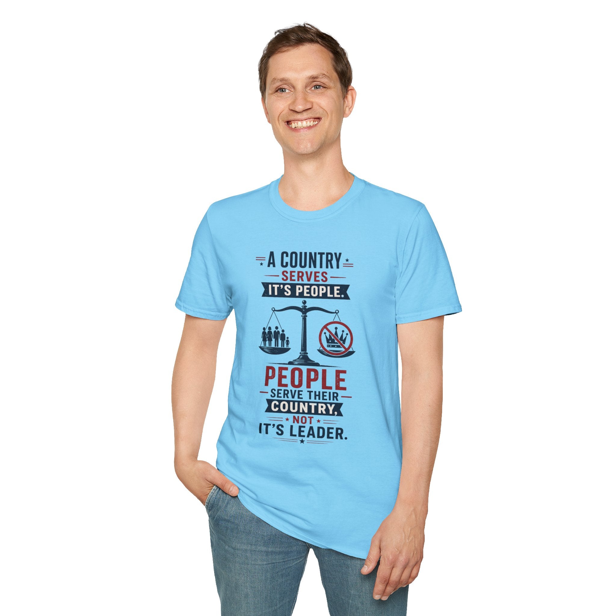 “A Country Serves Its People” Patriotic Liberty Tee